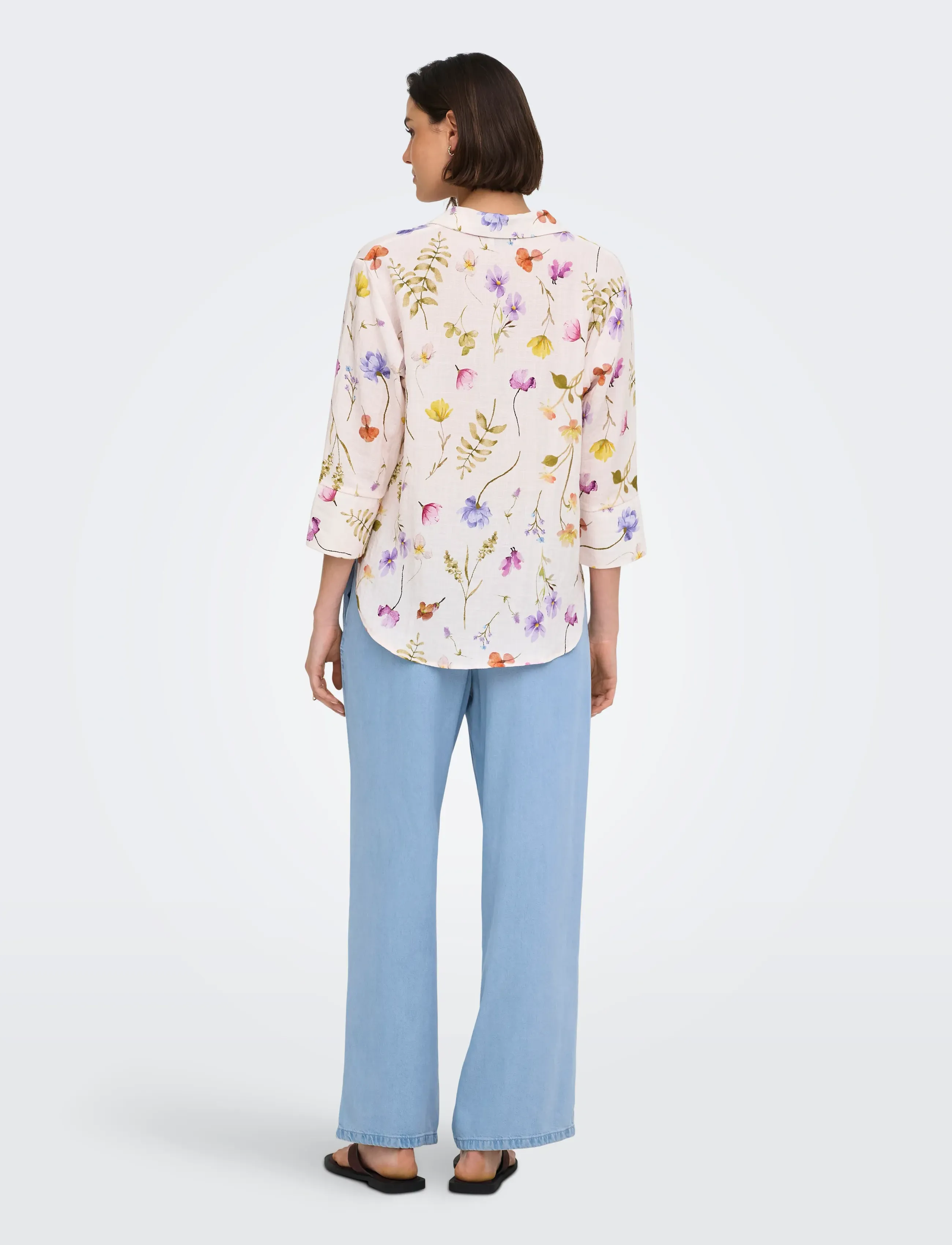 JDY - JDYVIOLA LIFE 3/4 SHIRT WVN NOOS - långärmade skjortor - pristine - 3