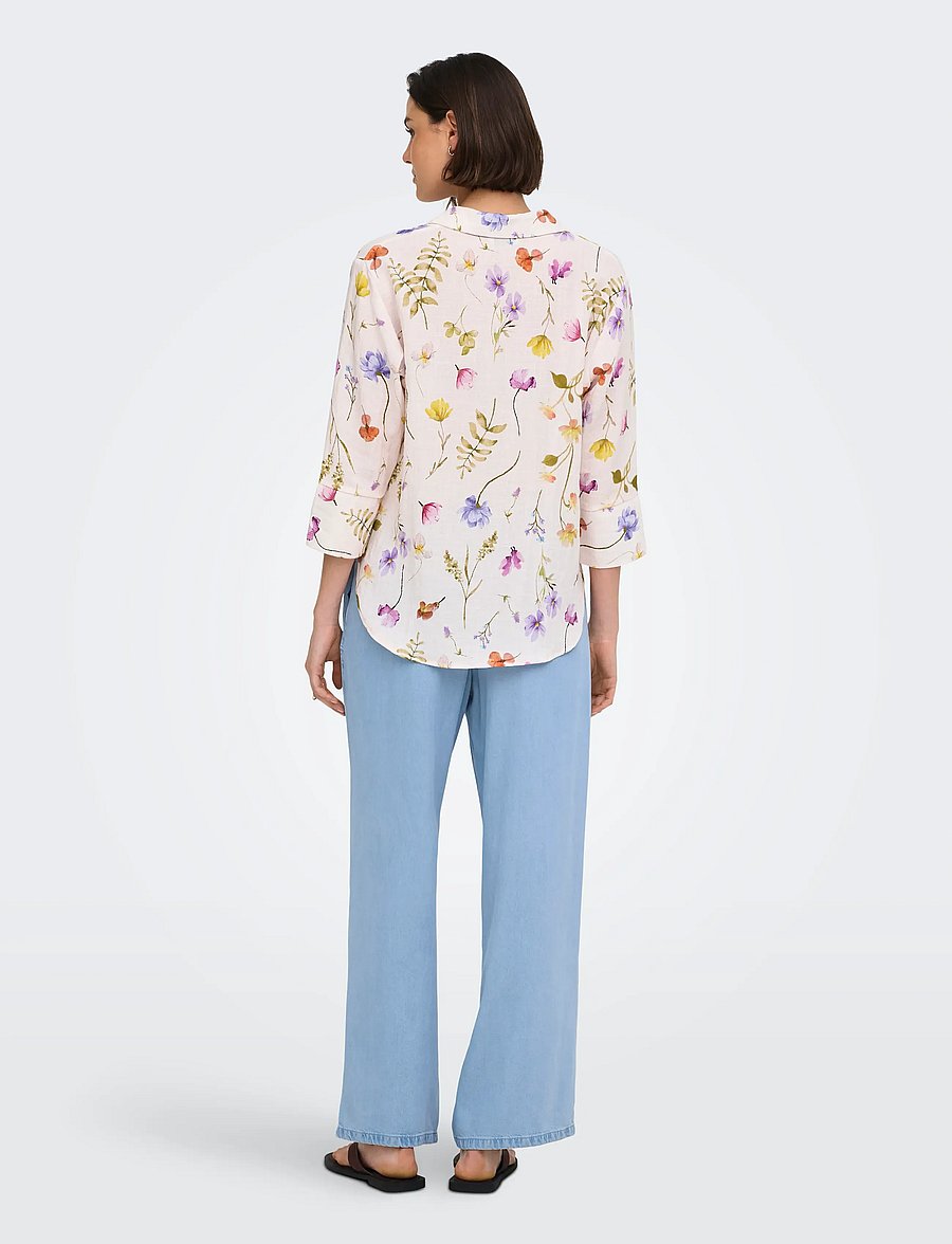 JDY - JDYVIOLA LIFE 3/4 SHIRT WVN NOOS - pitkähihaiset kauluspaidat - pristine - 3