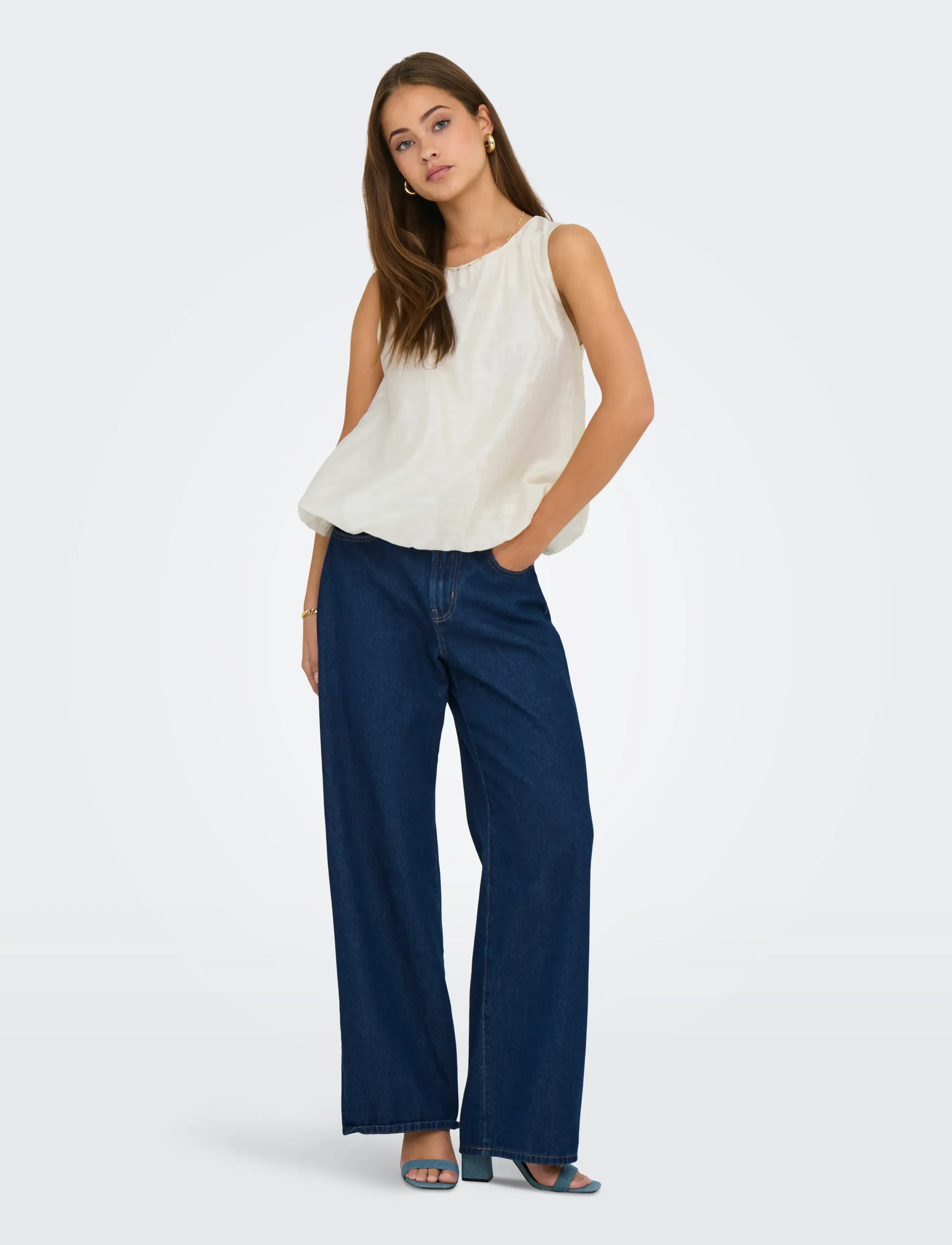 JDY - JDYLUCCA S/L BUBBLEHEM TOP WVN EXP - birch - 4