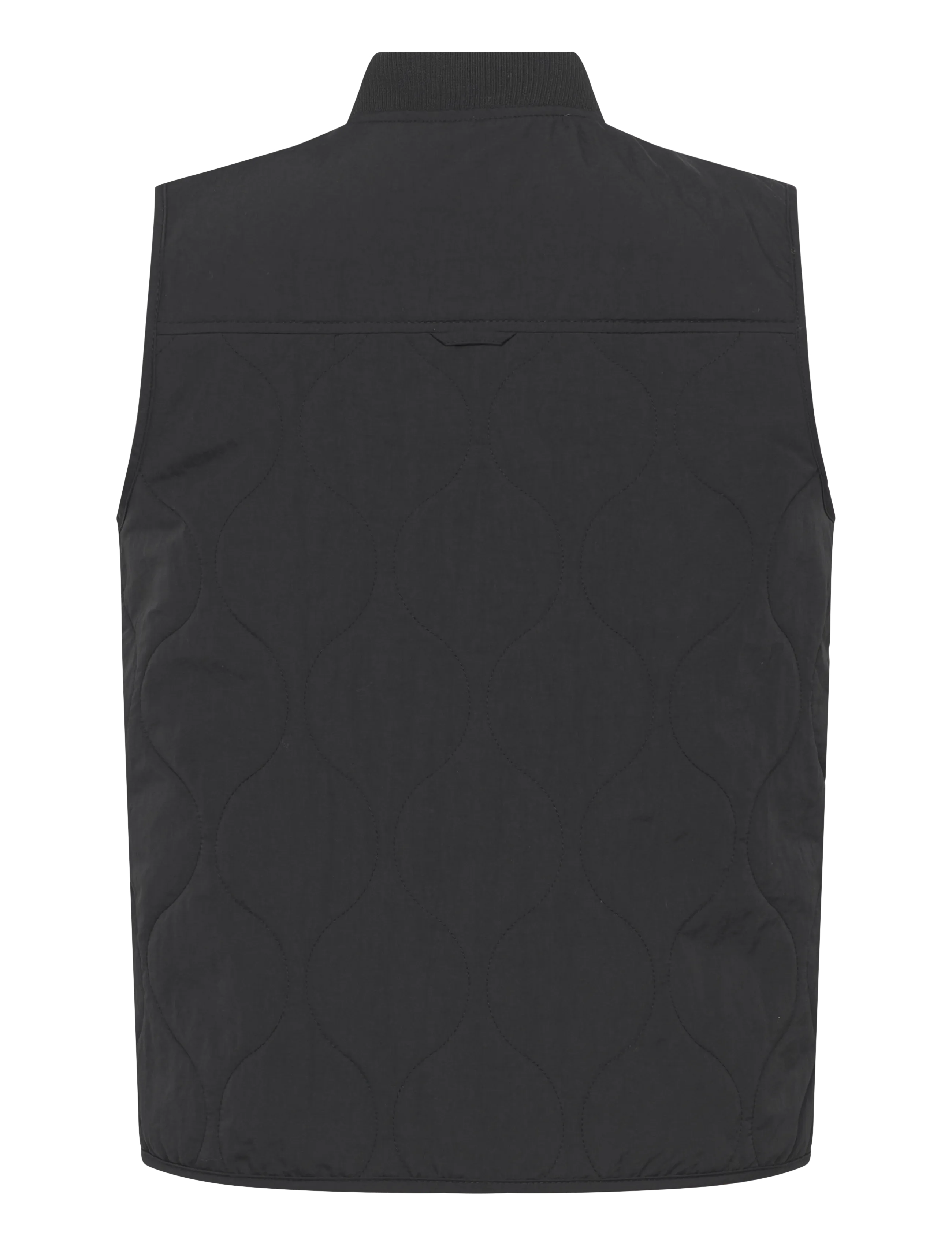 JDY - JDYRAYA QUILT SHORT WAISTCOAT OTW HAB - forårsjakker - black - 2