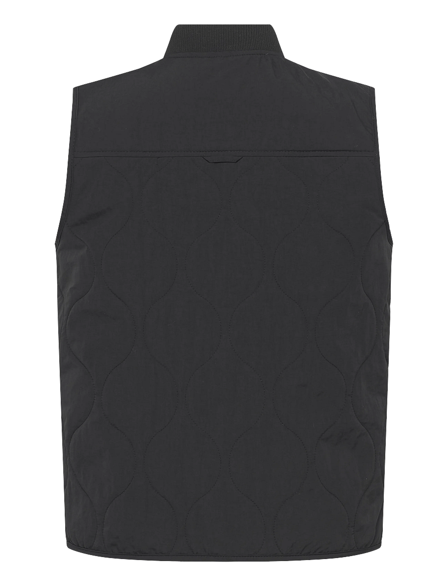 JDY - JDYRAYA QUILT SHORT WAISTCOAT OTW HAB - quiltade västar - black - 2