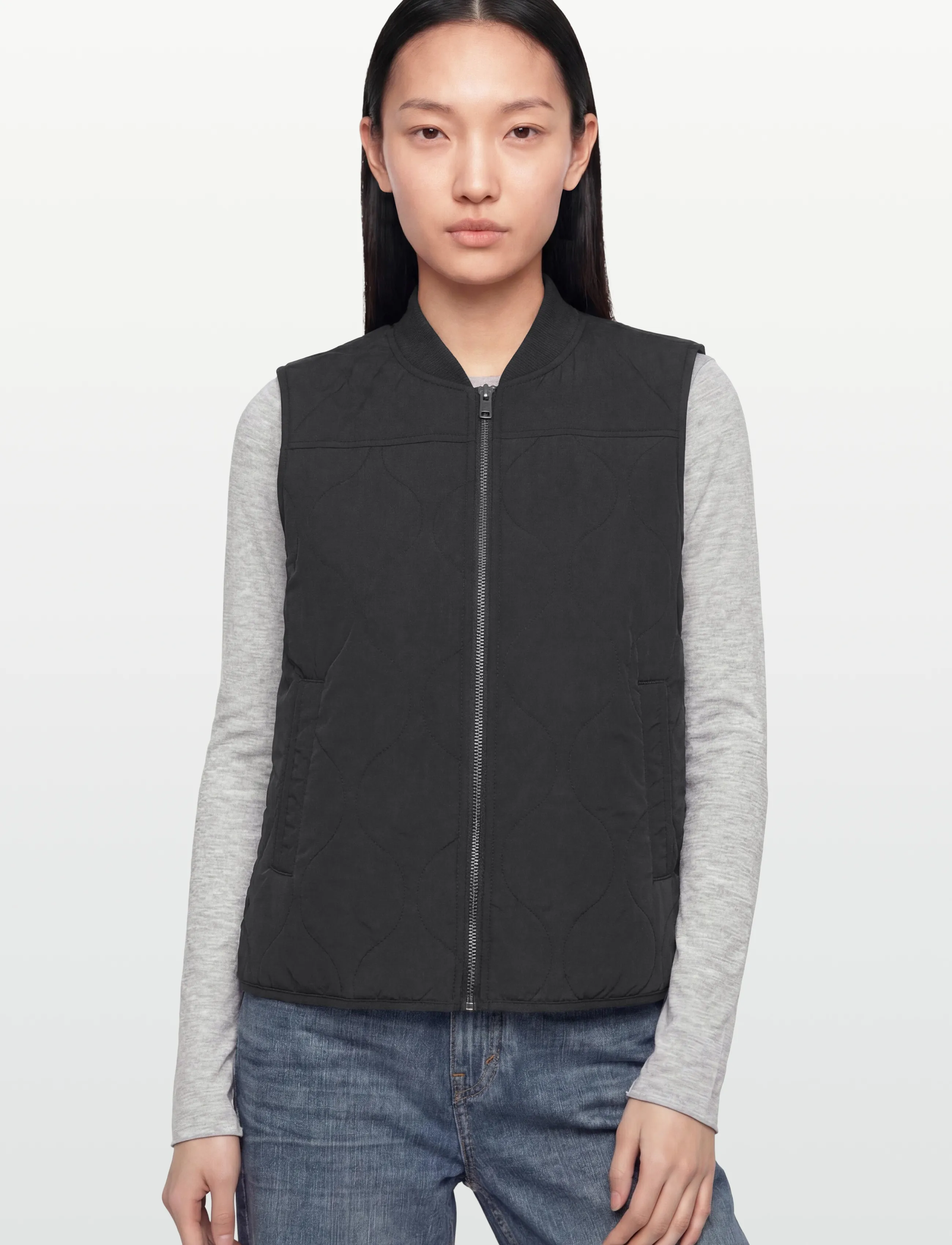 JDY - JDYRAYA QUILT SHORT WAISTCOAT OTW HAB - forårsjakker - black - 3