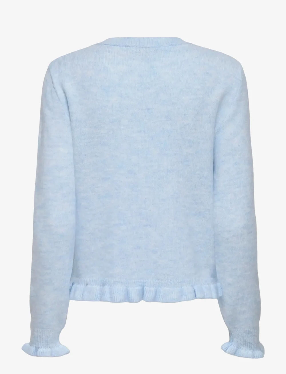 JDY - JDYLETTY L/S ON FRILL CARDIGAN KNT NOOS - kardiganid - cashmere blue - 2