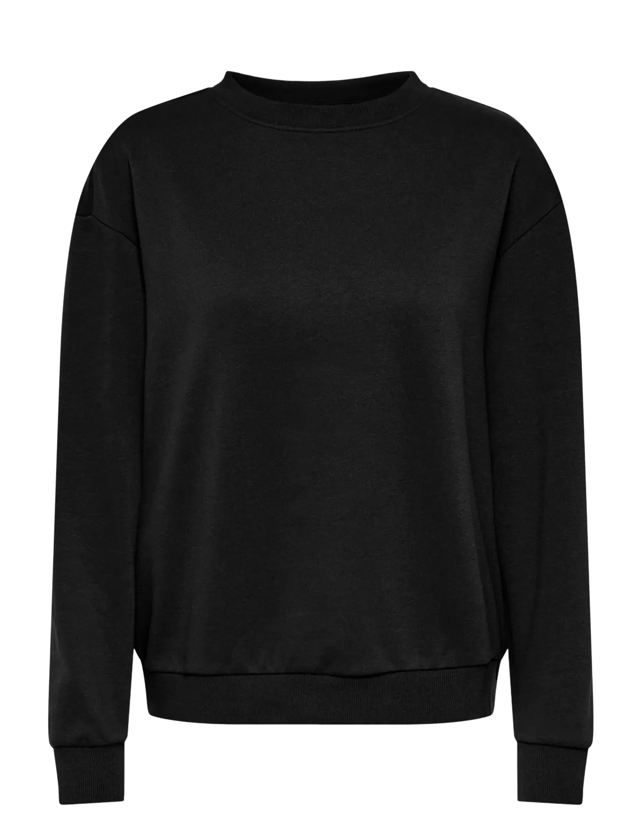 JDY JDYNANNA LIFE L/S TEXT SWEAT JRS DIA - Riided - BLACK / black
