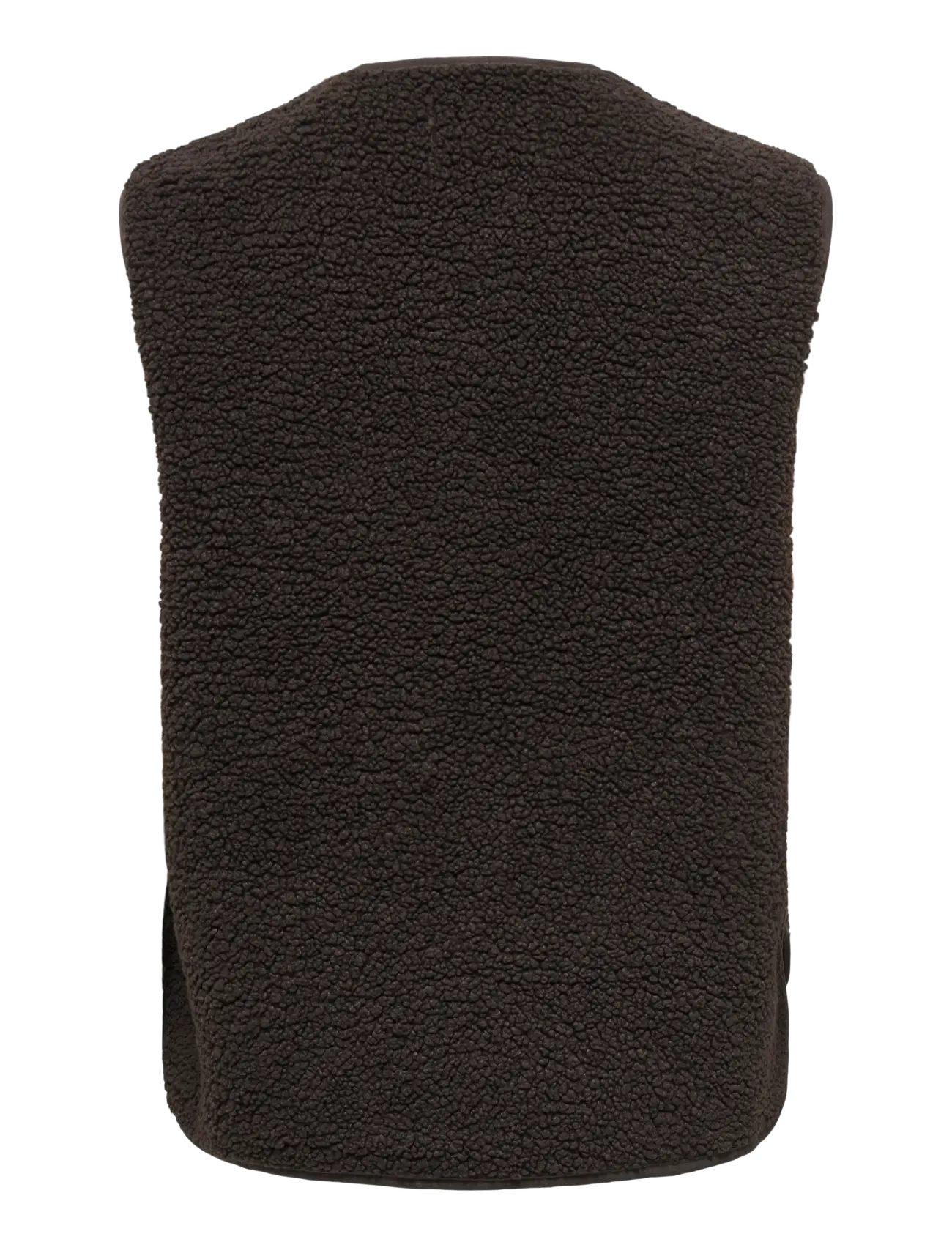JDY - JDYSIMINA TEDDY WAISTCOAT OTW QIQ NOOS - chocolate torte - 2