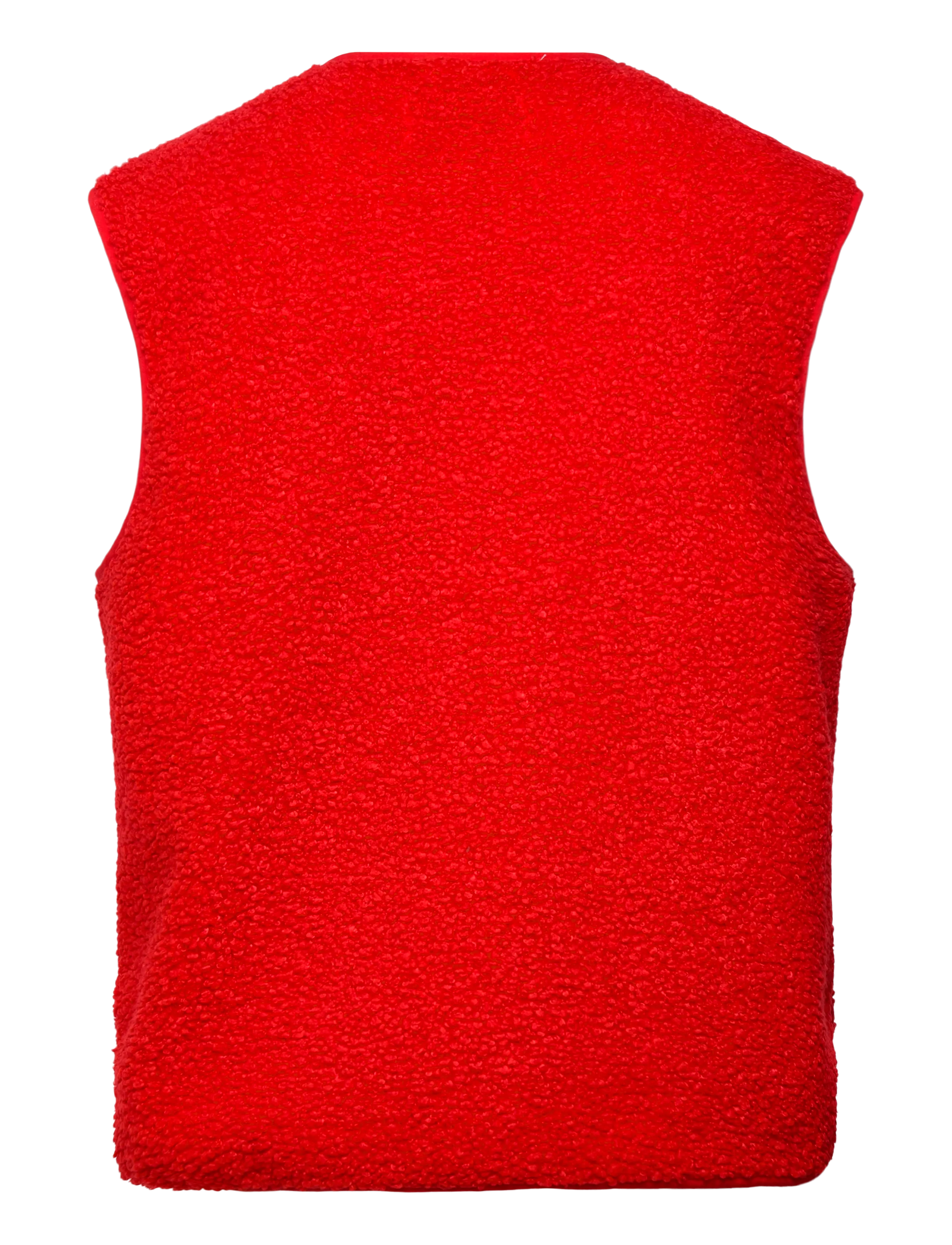 JDY - JDYSIMINA TEDDY WAISTCOAT OTW QIQ NOOS - fleece- und teddy-westen - racing red - 1
