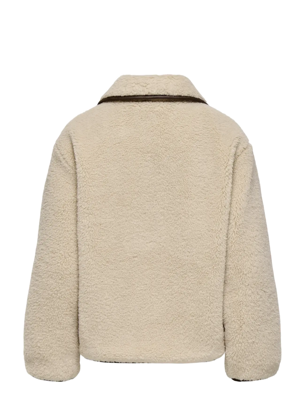 JDY - JDYNOELLA TEDDY JACKET OTW NOOS - kunstkarusnahk - cement - 2