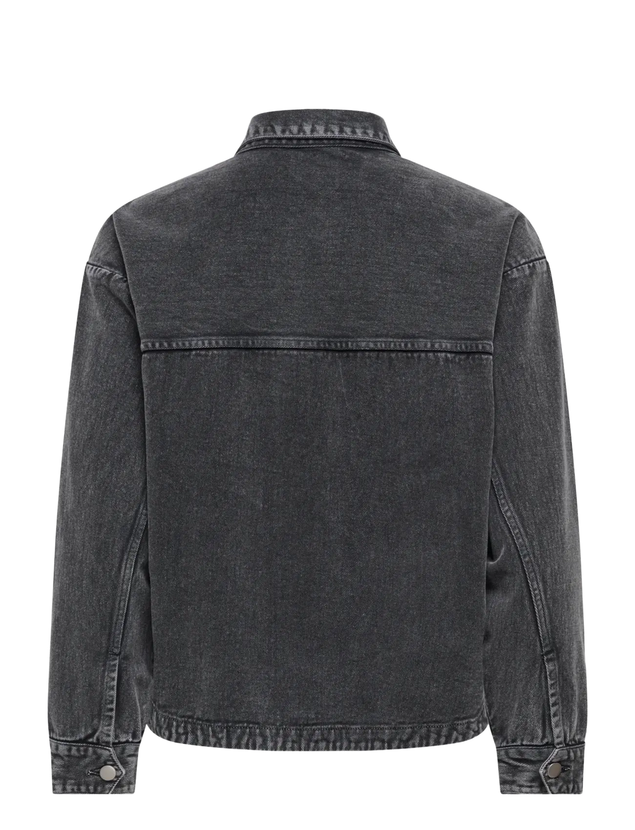 JDY - JDYNOMA L/S SHACKET WVN NOOS - vårjackor - dark grey denim - 1