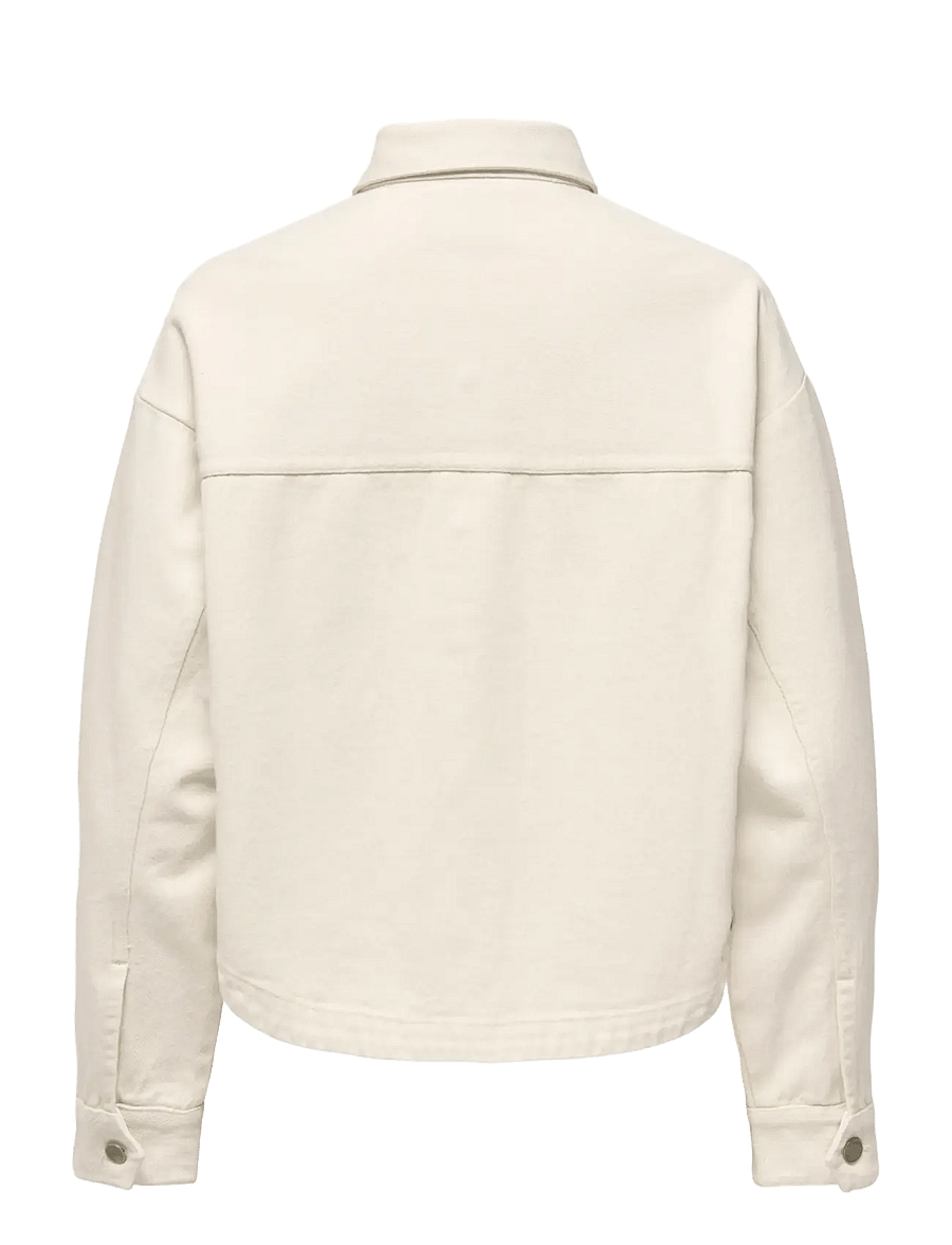 JDY - JDYNOMA L/S SHACKET WVN NOOS - forårsjakker - ecru - 2