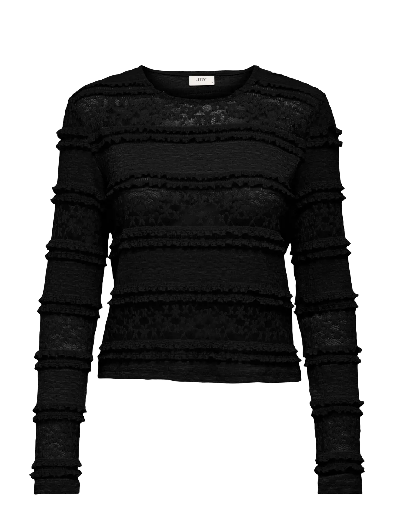 JDY JDYSARAH L/S LACE TOP JRS NOOS - JDY - BLACK / black