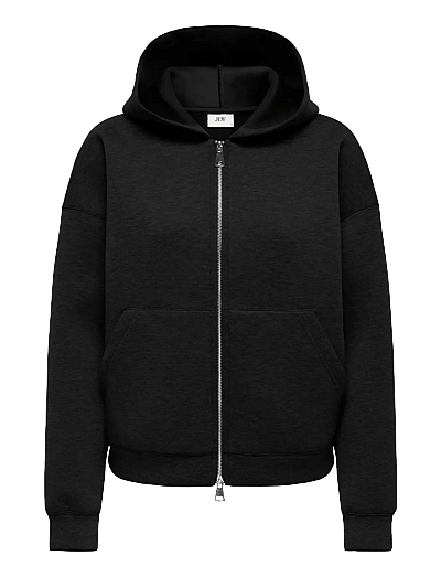 Jdysabrina L/S Zipper Scuba Hoodie Jrs - HæTtetrøJer