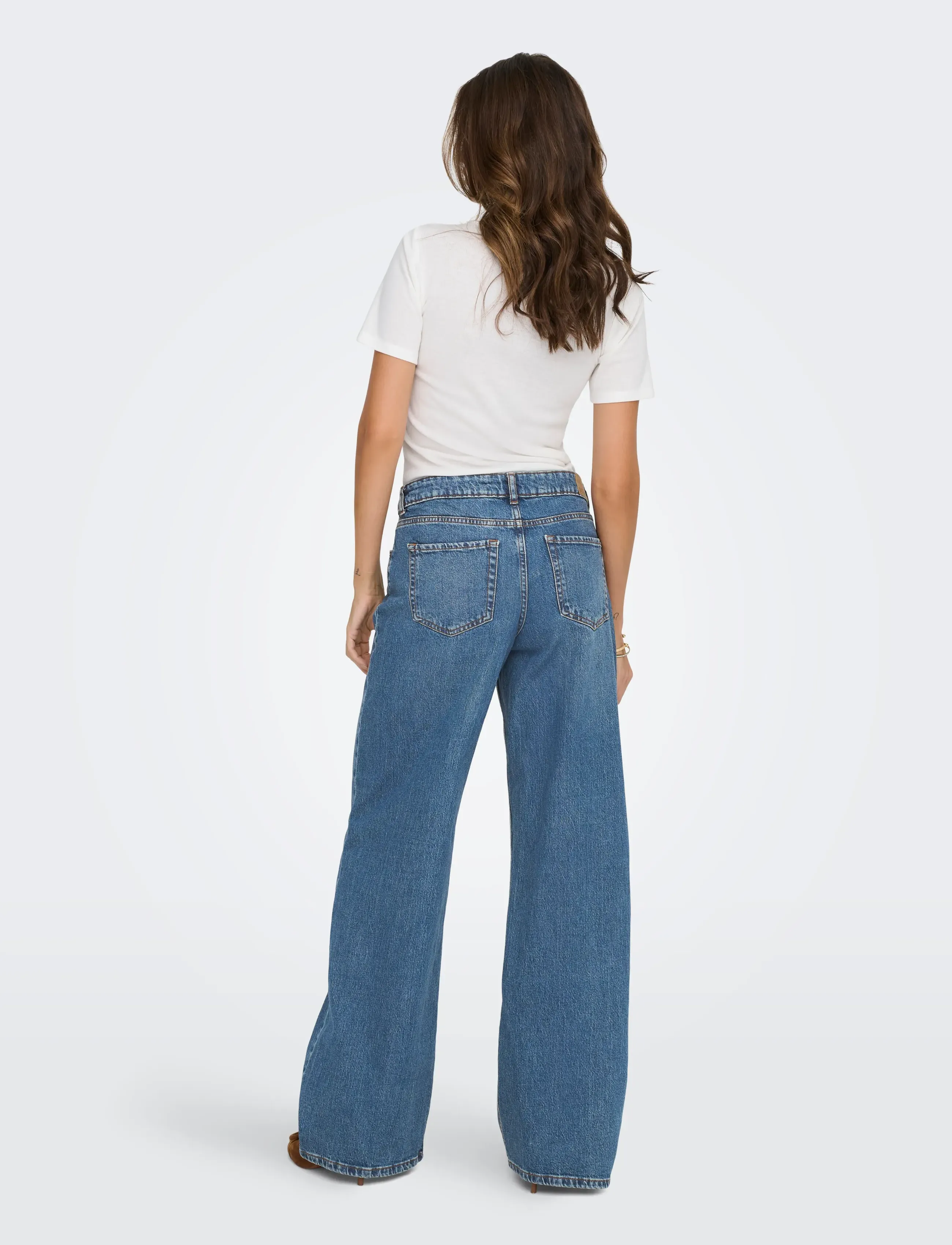 JDY - JDYRUBY MW WID MB 1006 DNM NOOS - platūs džinsai - medium blue denim - 3
