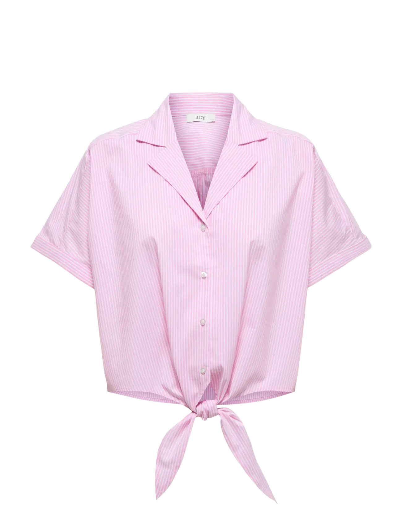 JDY - JDYMIO S/S KNOT SHIRT WVN DIA - shocking pink - 0