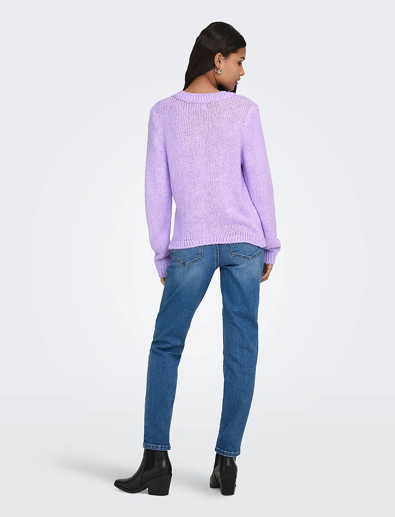 JDY - JDYDINEA L/S BUTTON CARDIGAN KNT NOOS - cardigans - lavender - 3