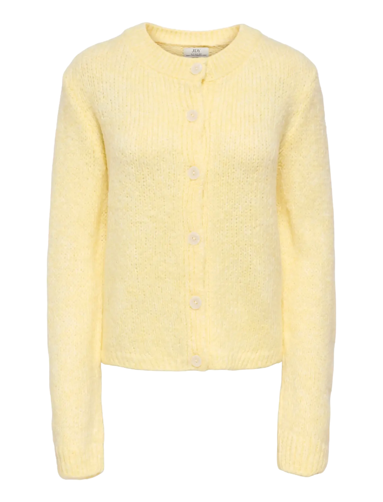 JDY JDYDINEA L/S BUTTON CARDIGAN KNT NOOS - Cardigans - PASTEL YELLOW / yellow