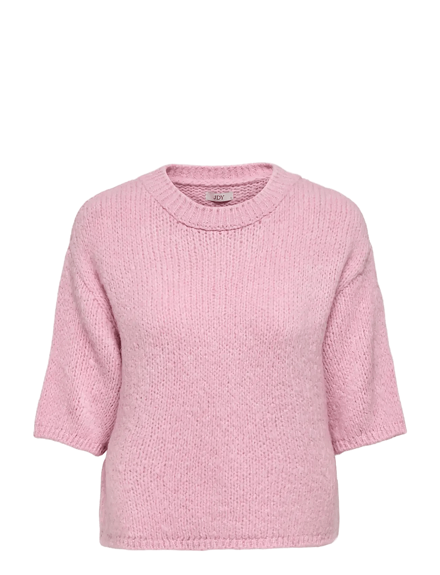 JDY - JDYLINEA S/S PULLOVER O-NECK KNT NOOS - striktrøjer - fragrant lilac - 1
