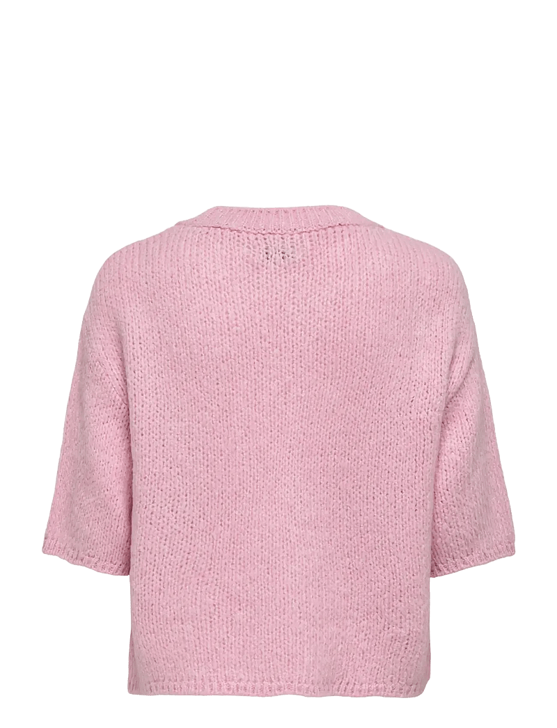 JDY - JDYLINEA S/S PULLOVER O-NECK KNT NOOS - swetry - fragrant lilac - 2