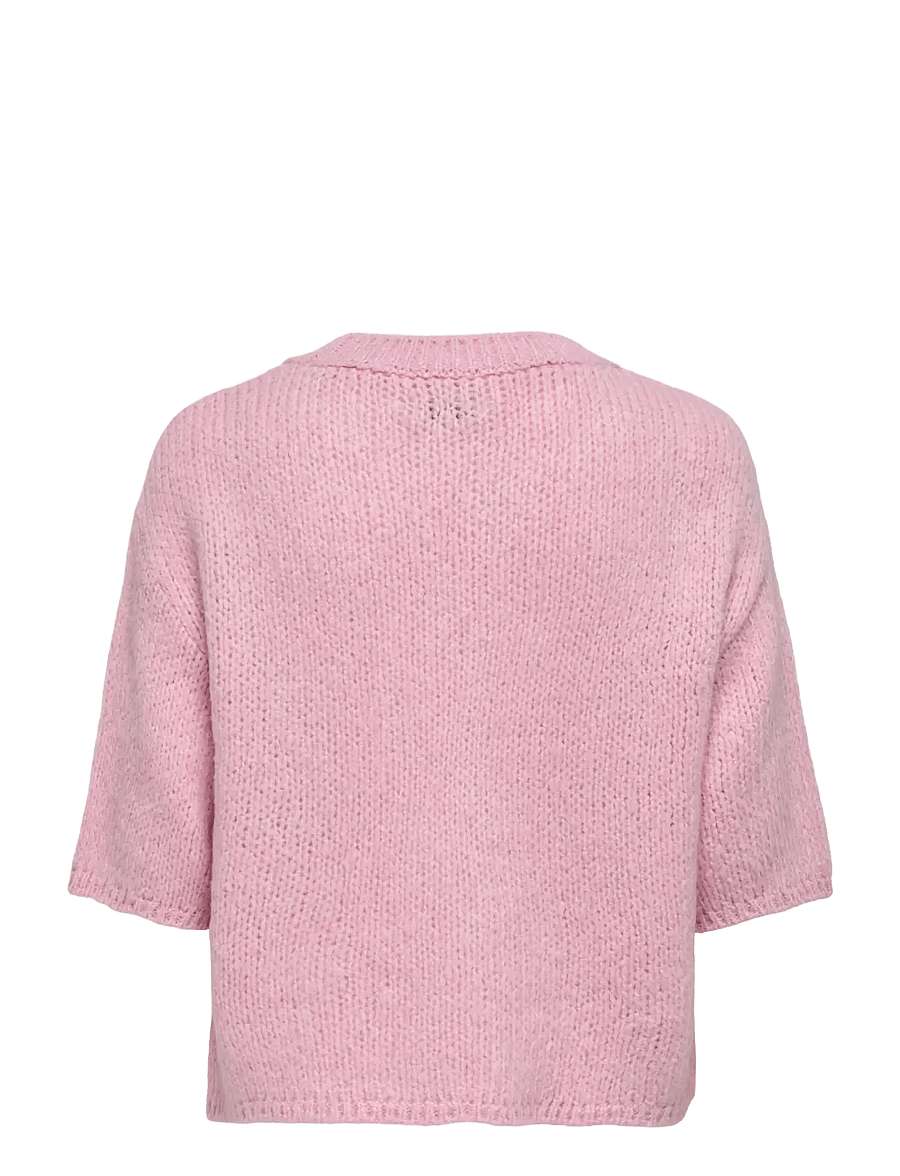 JDY - JDYLINEA S/S PULLOVER O-NECK KNT NOOS - striktrøjer - fragrant lilac - 2