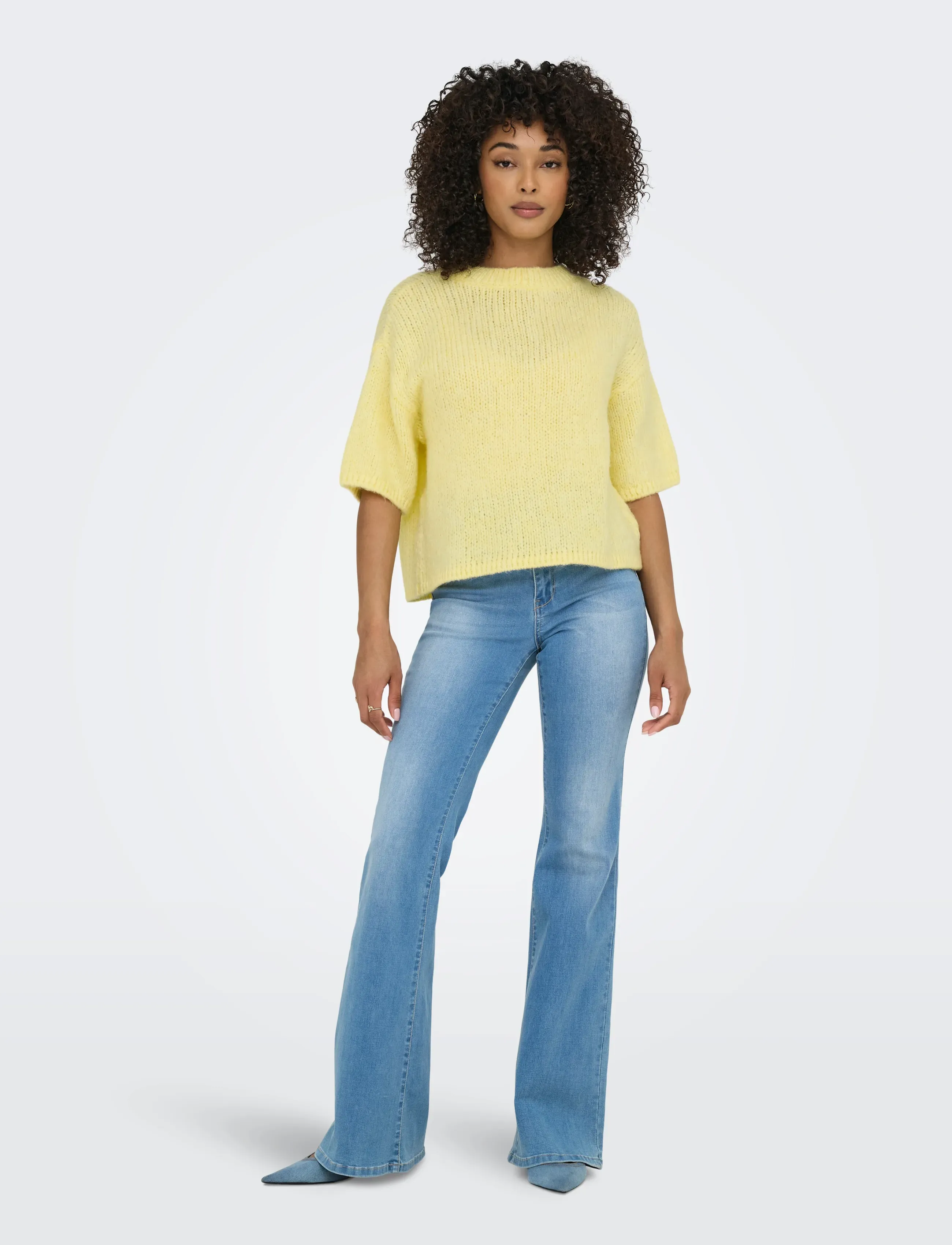 JDY Jdylinea S/S Pullover O-Neck Knt Noos stickade tröjor dam – bild 5