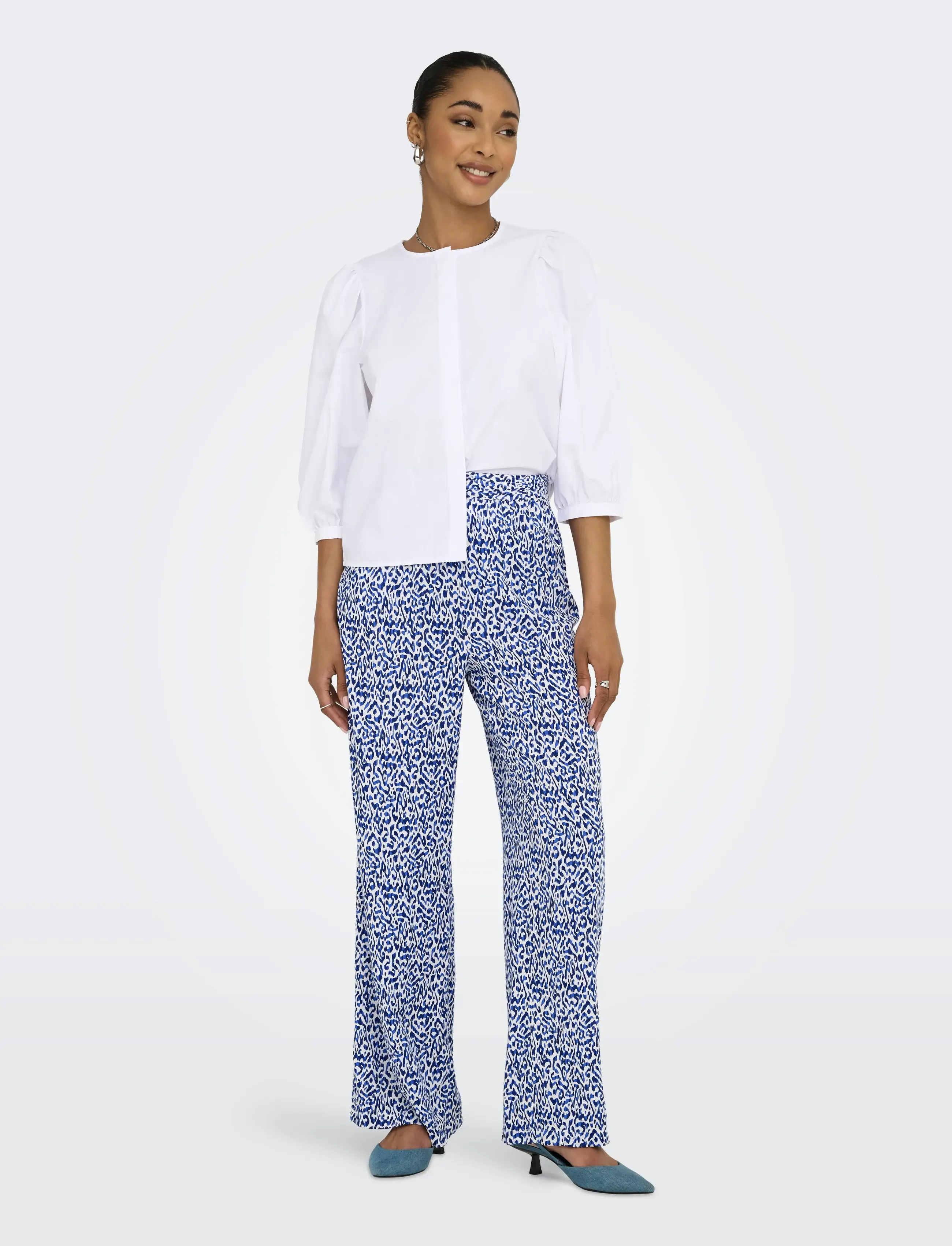 JDY - JDYJASMIN 3/4 SHIRT WVN EXP - white - 4