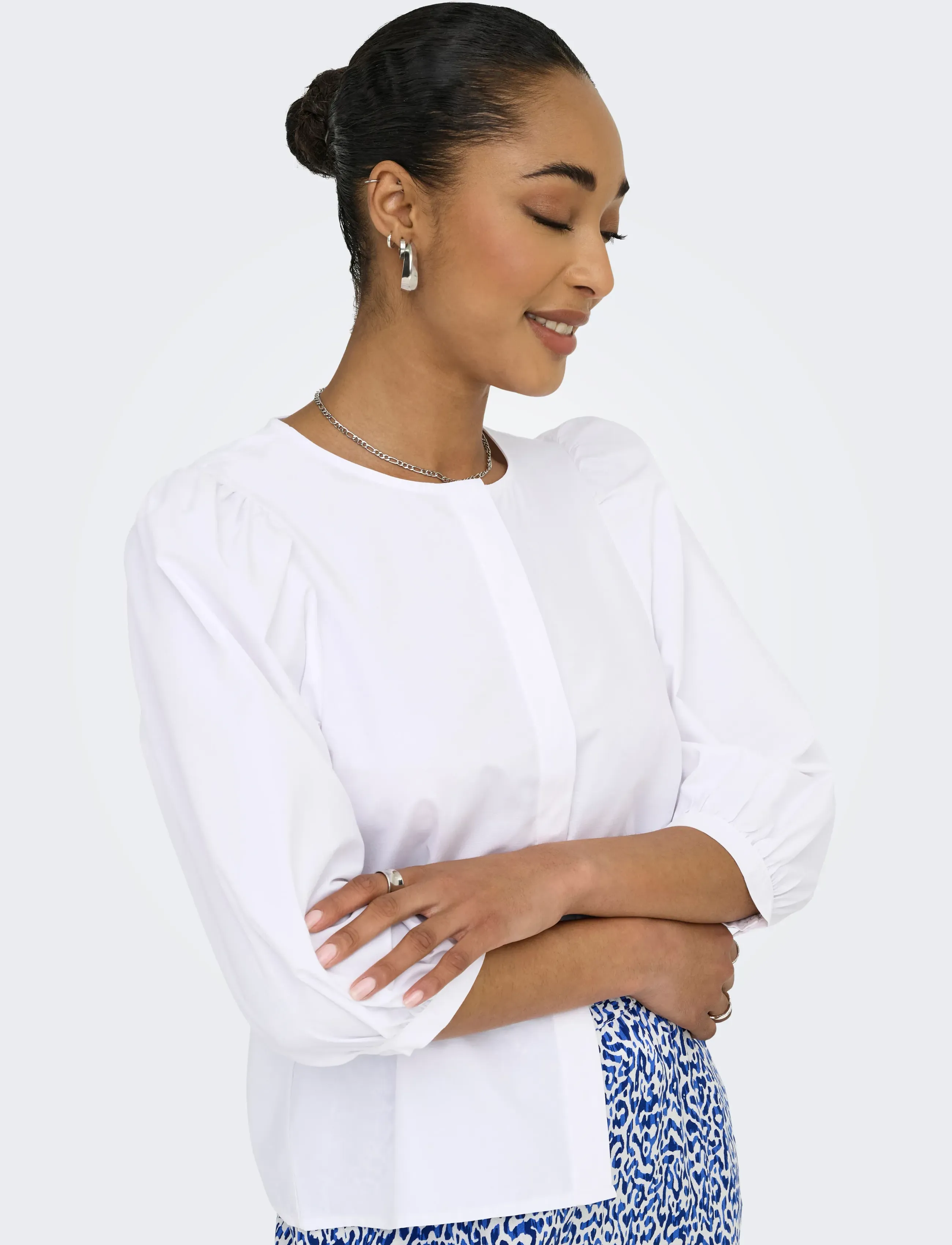 JDY - JDYJASMIN 3/4 SHIRT WVN EXP - white - 5