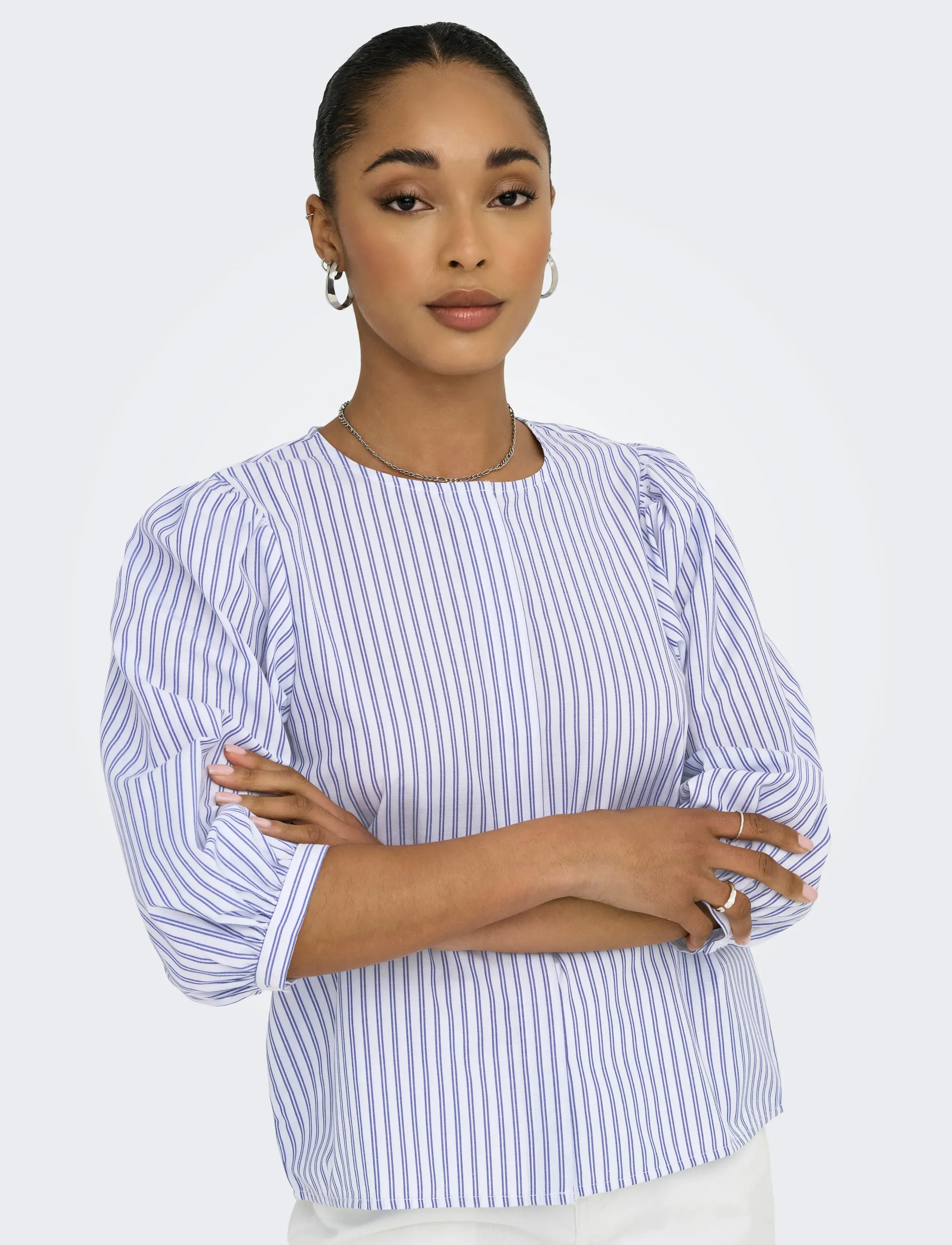 JDY - JDYJASMIN 3/4 SHIRT WVN EXP - white - 4