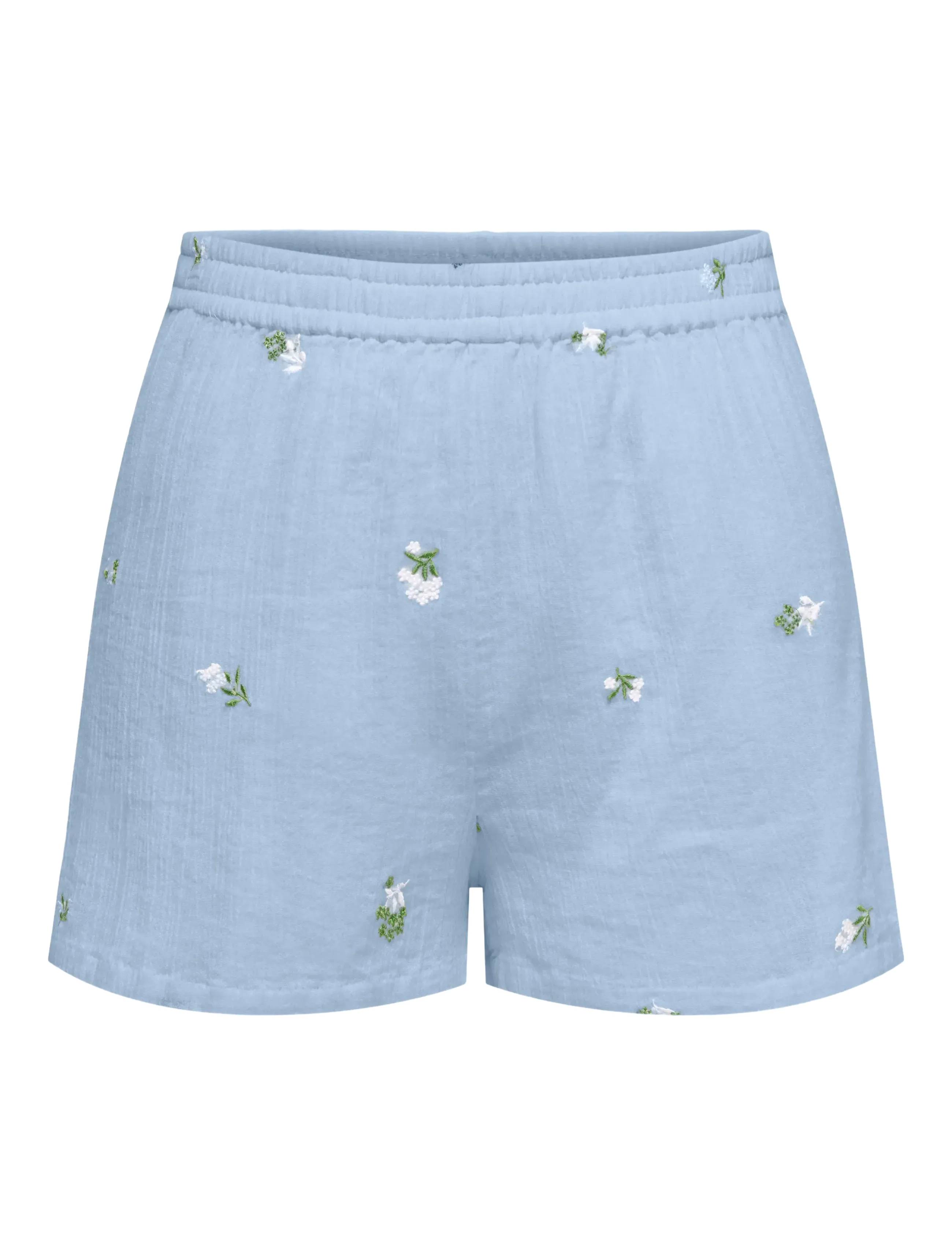 JDY JDYALBA HW SHORTS WVN EXP - Tøj - CASHMERE BLUE / blue
