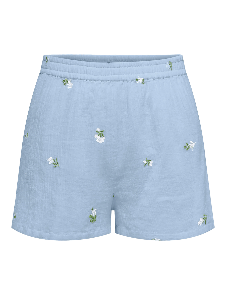 JDY - JDYALBA HW SHORTS WVN EXP - freizeitshorts - cashmere blue - 1