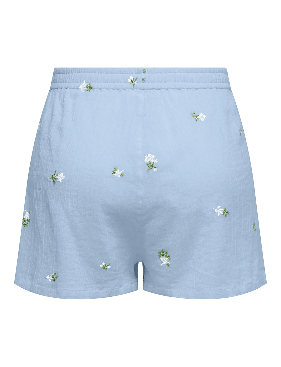 JDY - JDYALBA HW SHORTS WVN EXP - freizeitshorts - cashmere blue - 2