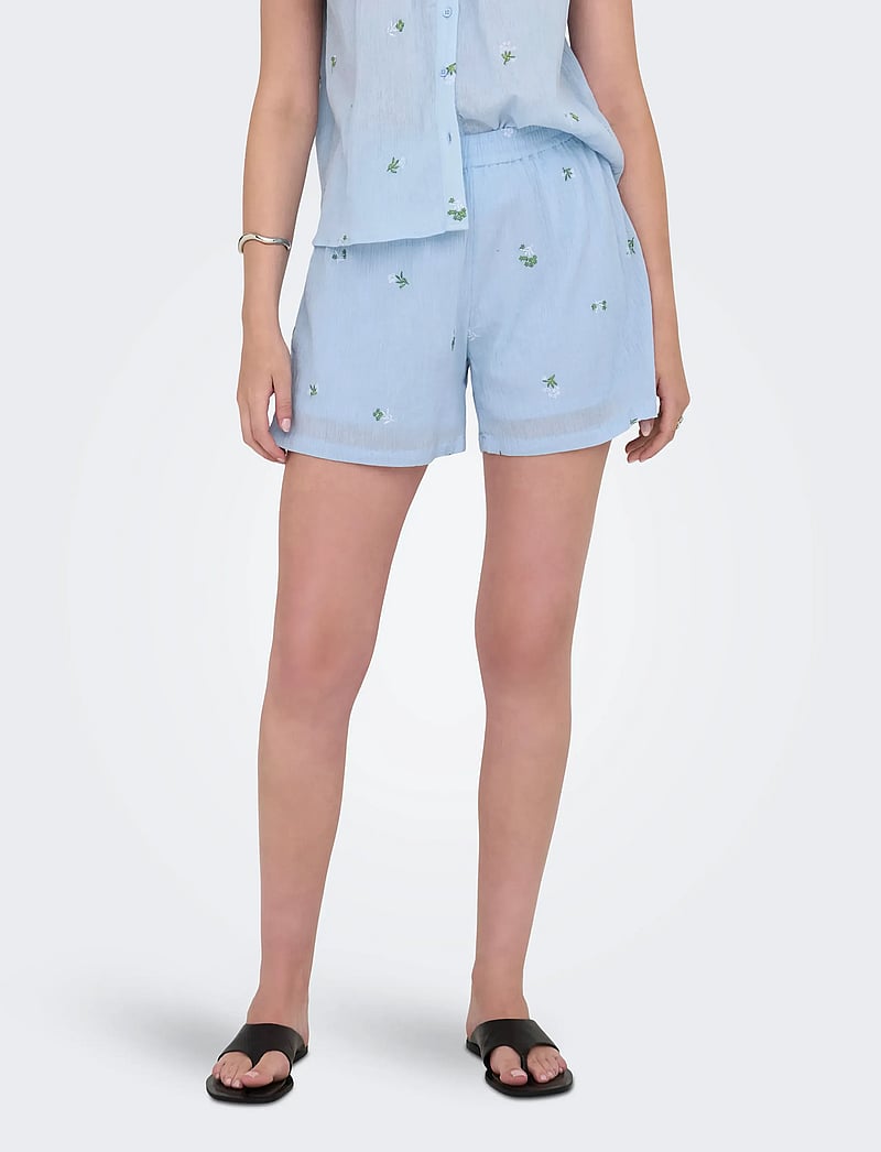 JDY - JDYALBA HW SHORTS WVN EXP - lühikesed vabaajapüksid - cashmere blue - 0