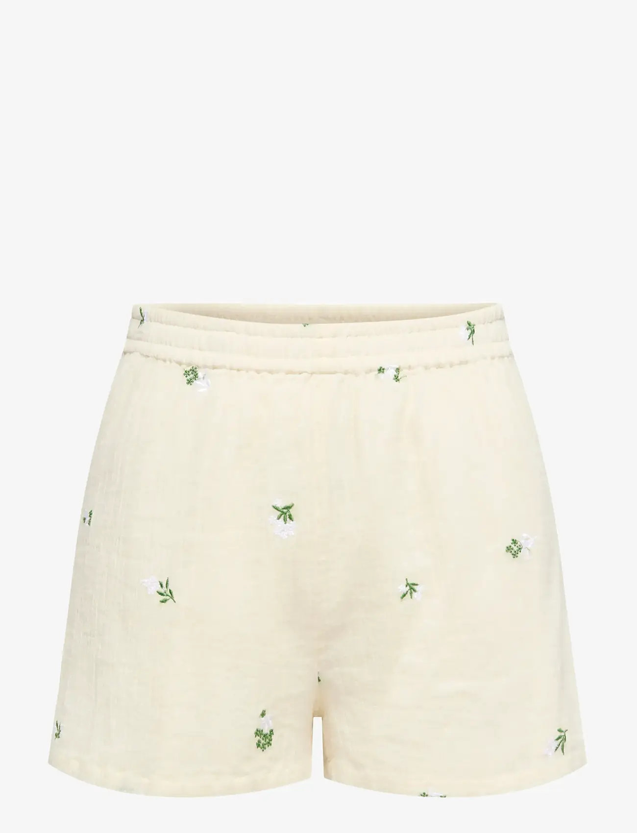 JDY - JDYALBA HW SHORTS WVN EXP - lühikesed vabaajapüksid - cloud dancer - 1