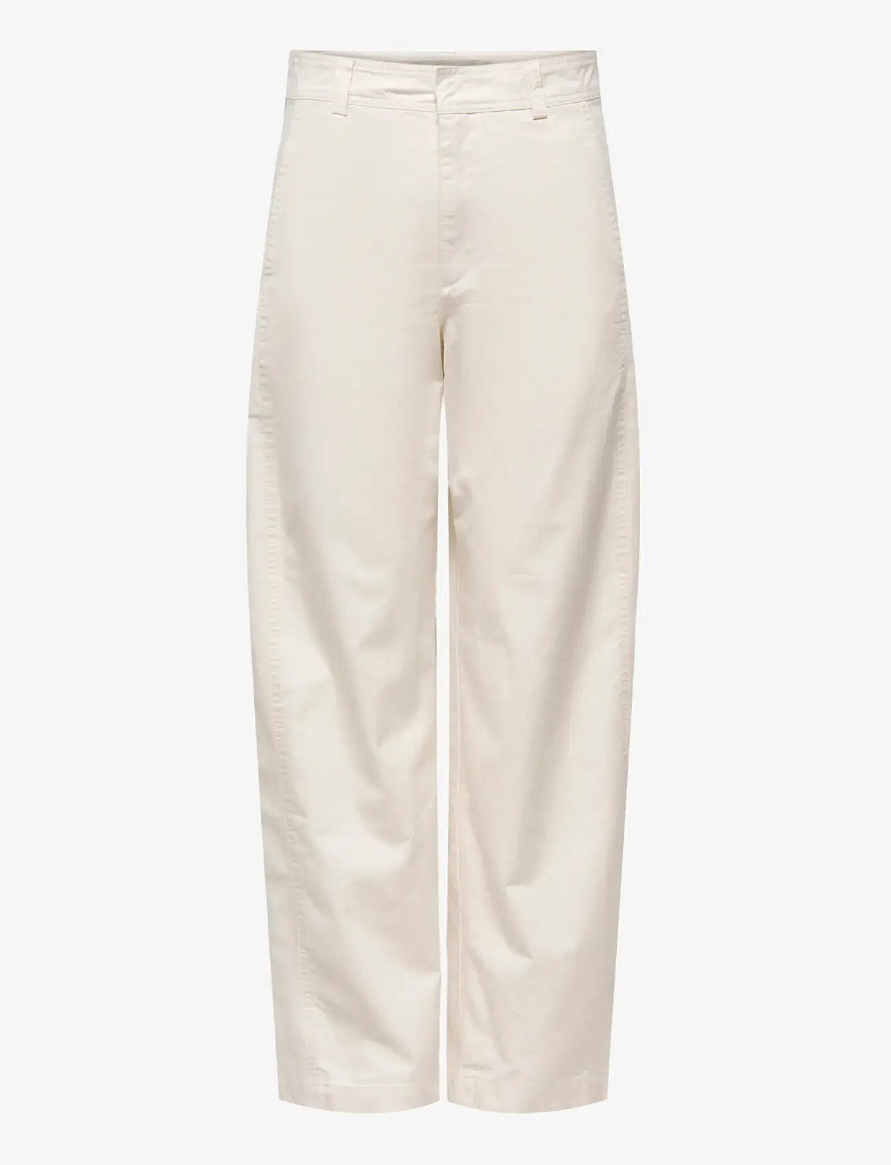 JDY - JDYSELMA HW BARREL PANT PNT NOOS - barrel jeans - cloud dancer - 1