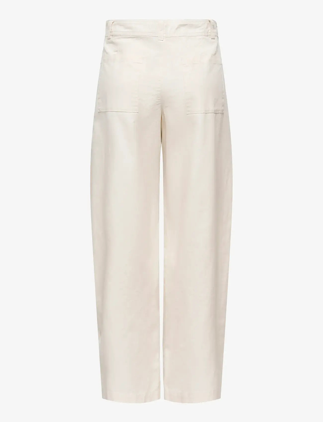 JDY - JDYSELMA HW BARREL PANT PNT NOOS - barrel jeans - cloud dancer - 2