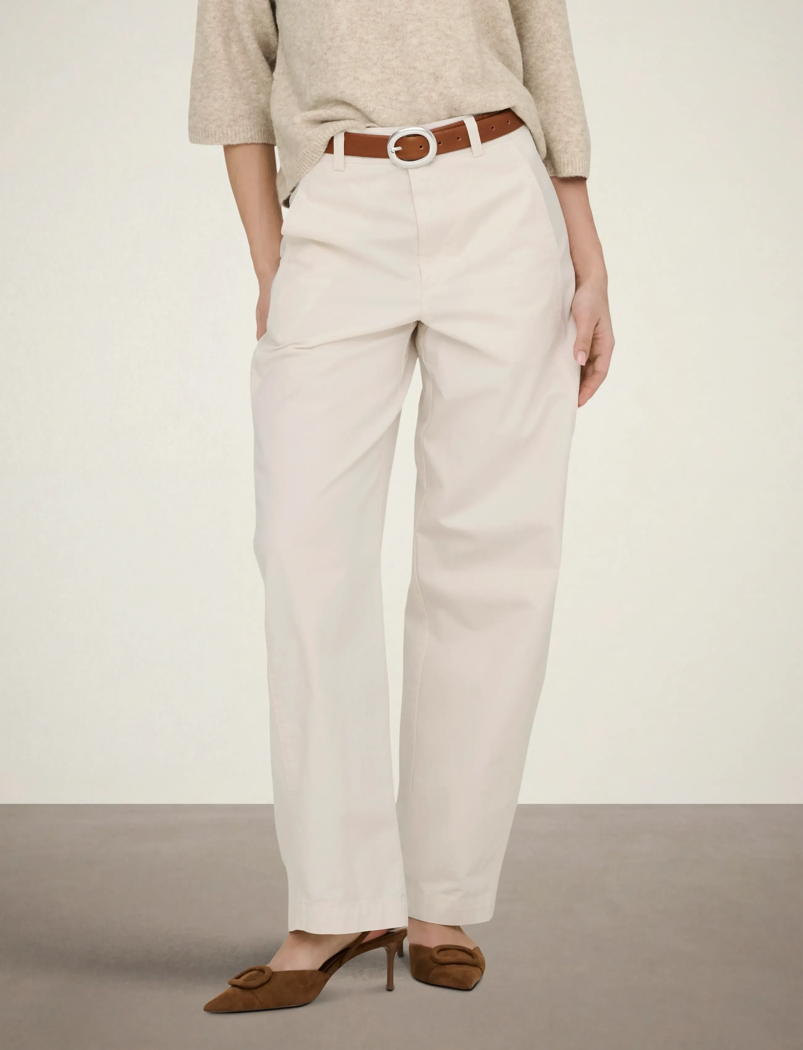 JDY selma Hw Barrel Pant Pnt Noos, M x 32, Jeans, Weiß - Frauen