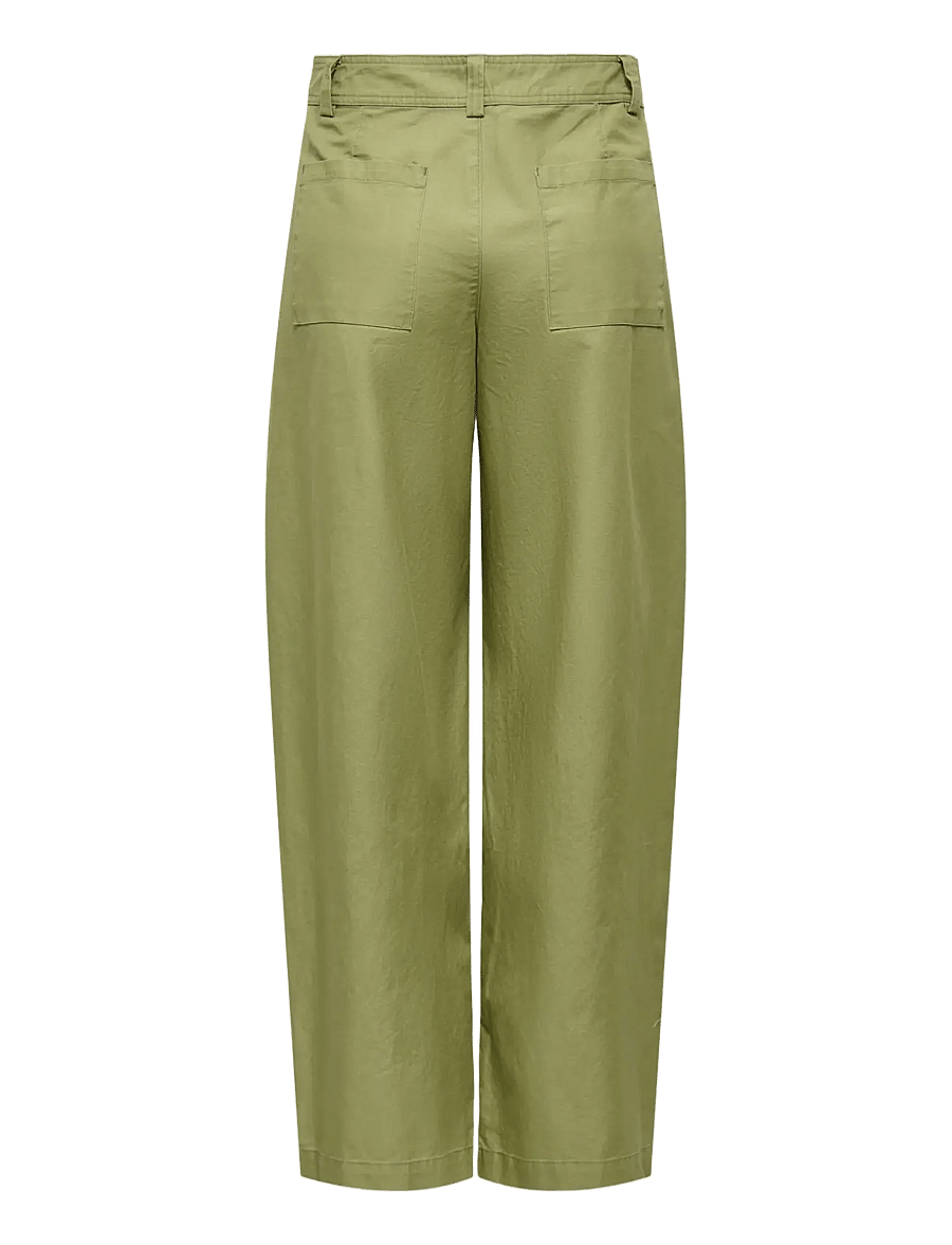 JDY - JDYSELMA HW BARREL PANT PNT NOOS - jeans barrel - dried herb - 2