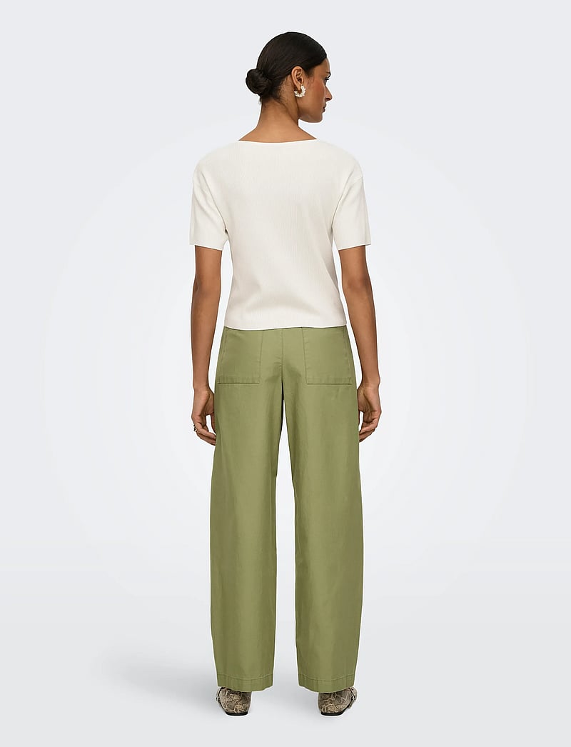 JDY - JDYSELMA HW BARREL PANT PNT NOOS - barrel lõikega teksad - dried herb - 3