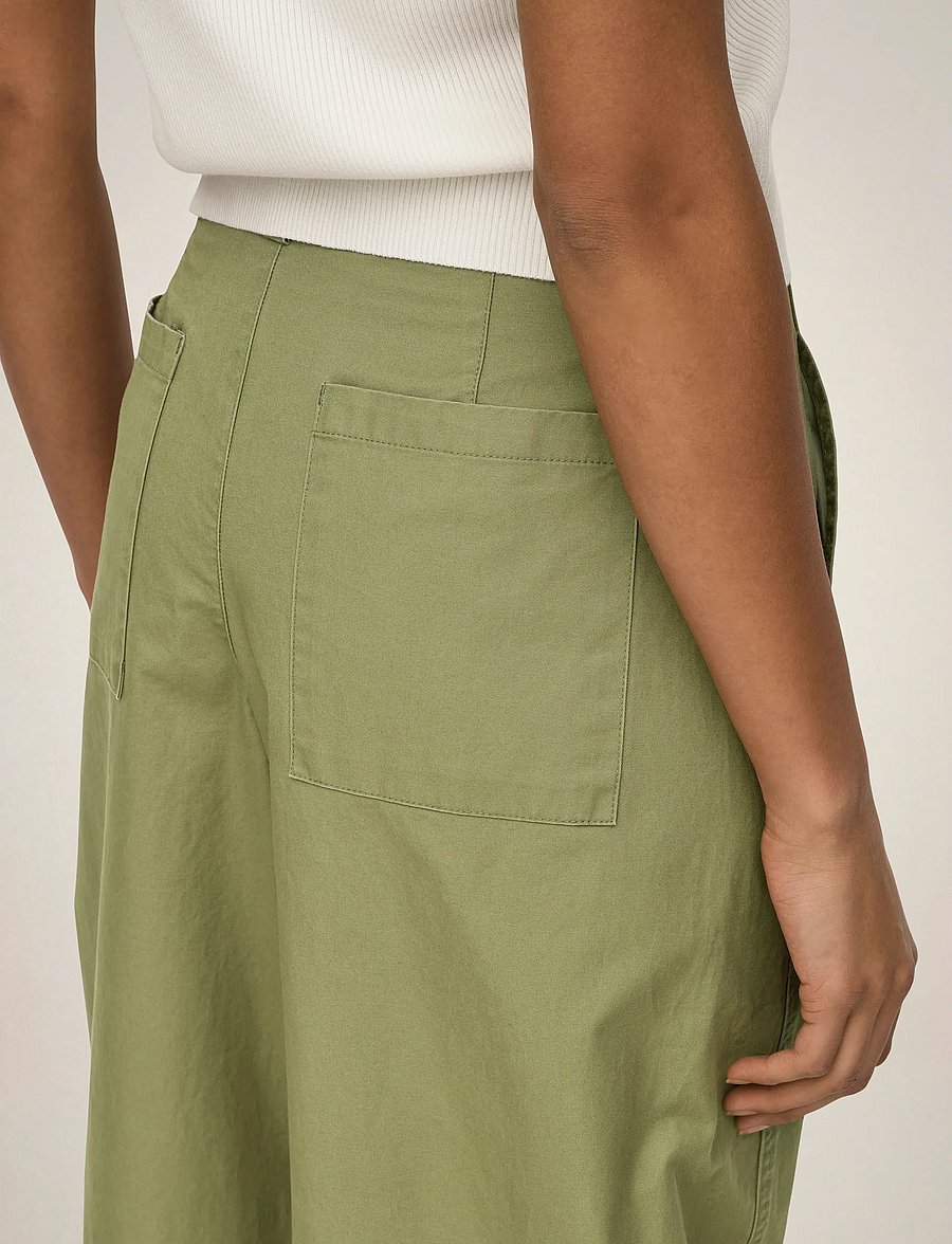 JDY - JDYSELMA HW BARREL PANT PNT NOOS - jeans barrel - dried herb - 5