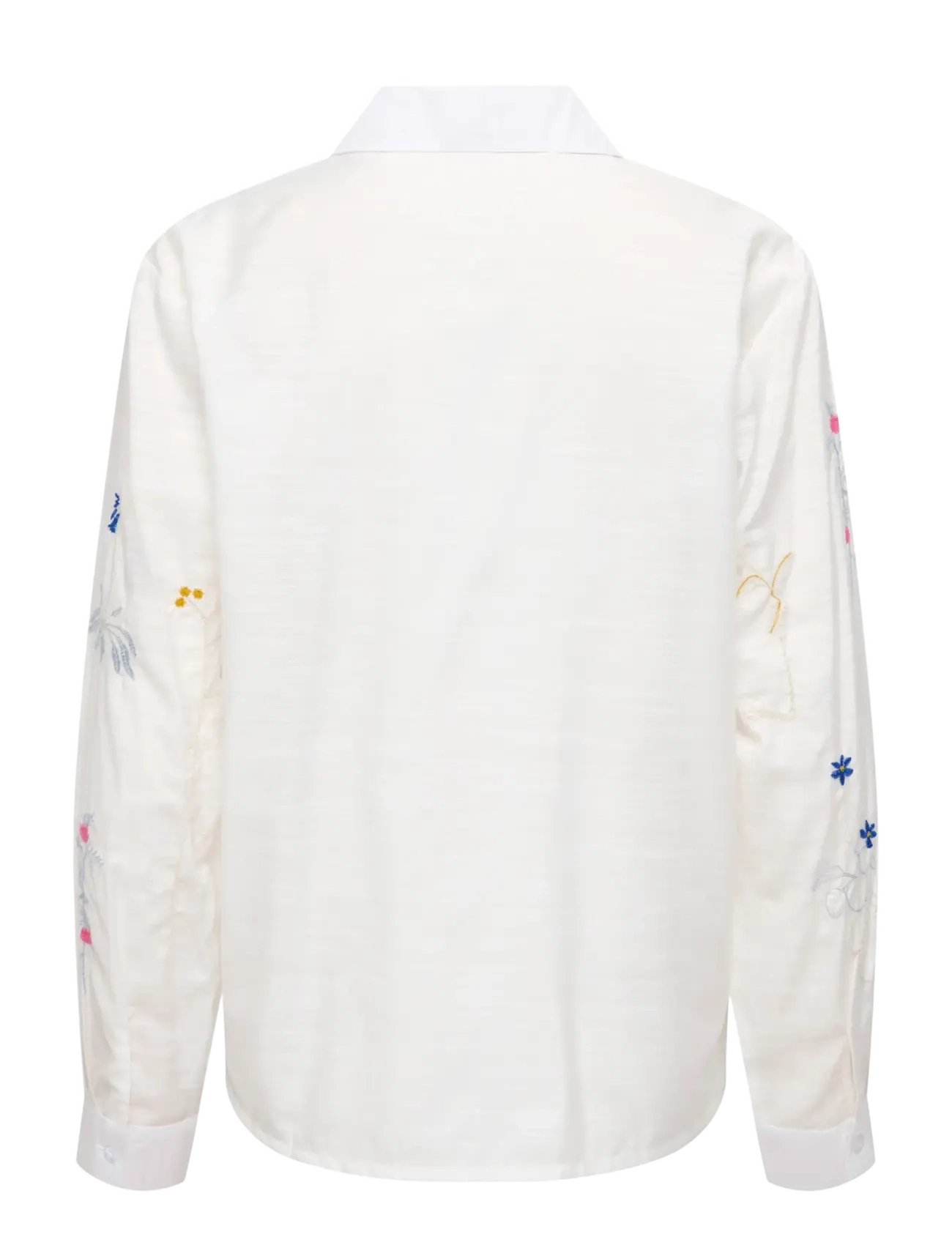 JDY - JDYRHEA L/S LOOSE EMBROIDERY SHIRT WVN - cloud dancer - 1