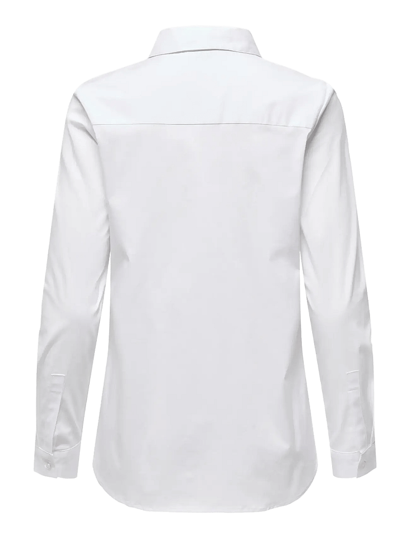 JDY - JDYMIO L/S EMBROIDERY SHIRT WVN NOOS - pikkade varrukatega särgid - white - 1