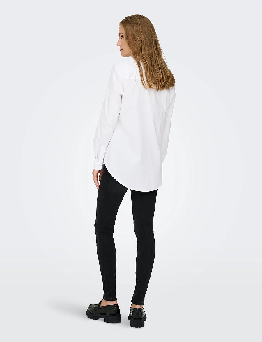 JDY - JDYMIO L/S EMBROIDERY SHIRT WVN NOOS - chemises à manches longues - white - 3