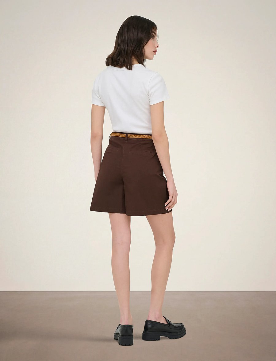JDY - JDYCHICAGO MW BERMUDA SHORTS WVN NOOS - bermudas - chicory coffee - 3