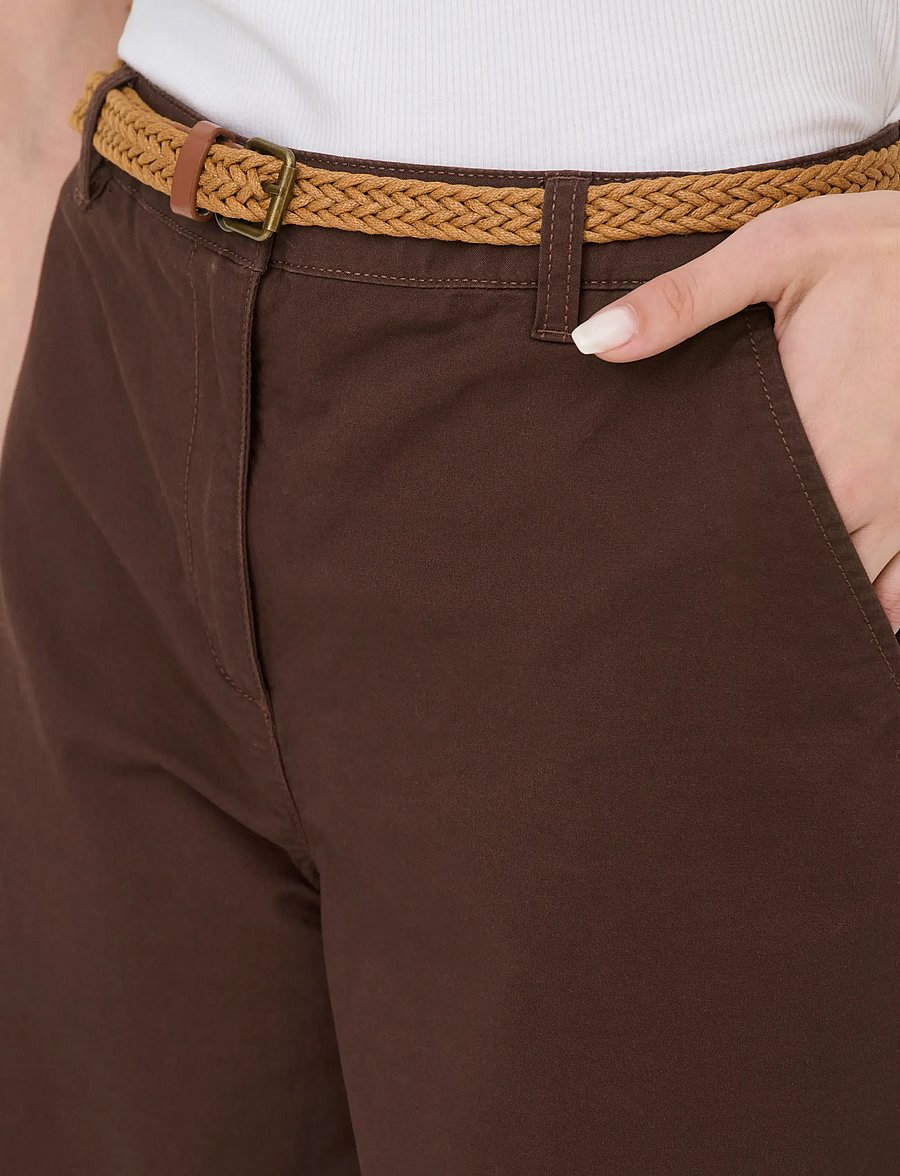 JDY - JDYCHICAGO MW BERMUDA SHORTS WVN NOOS - bermudas - chicory coffee - 5