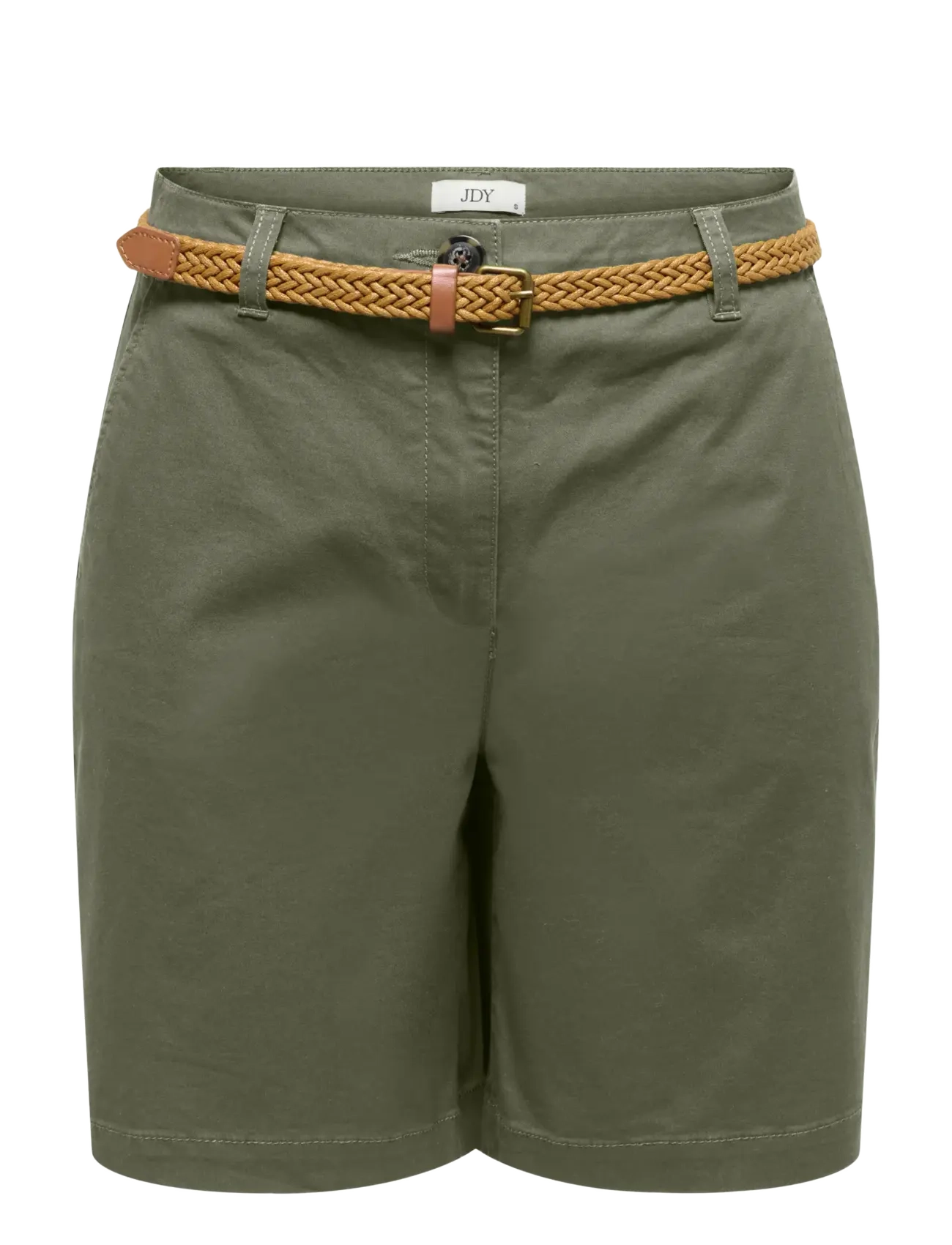 JDY JDYCHICAGO MW BERMUDA SHORTS WVN NOOS - Riided - KALAMATA / khaki/green