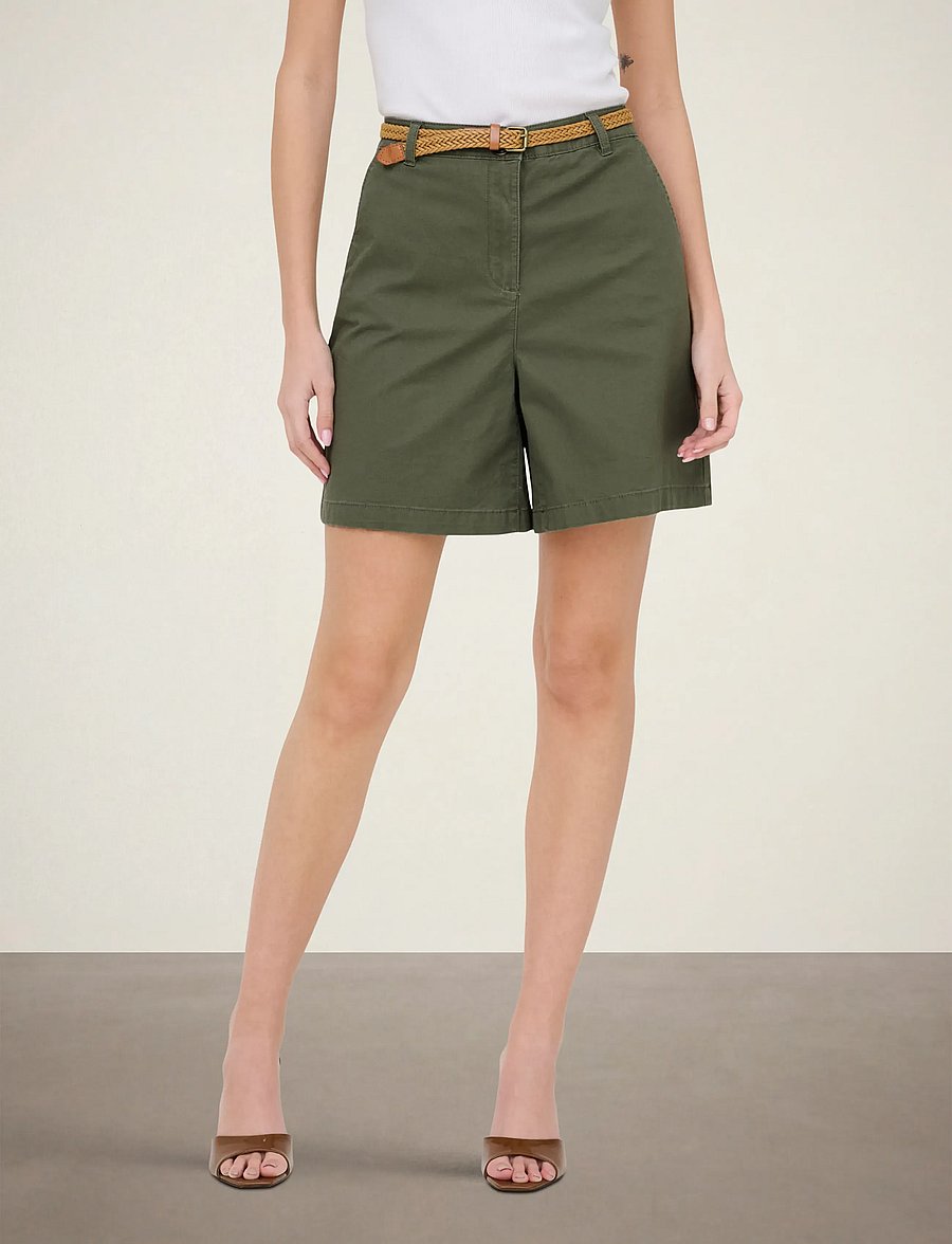 JDY - JDYCHICAGO MW BERMUDA SHORTS WVN NOOS - bermudashorts - kalamata - 0