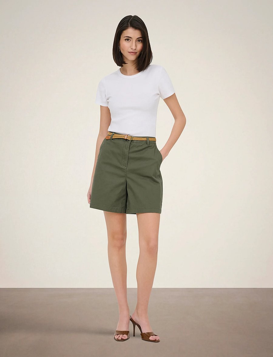 JDY - JDYCHICAGO MW BERMUDA SHORTS WVN NOOS - bermudashorts - kalamata - 4