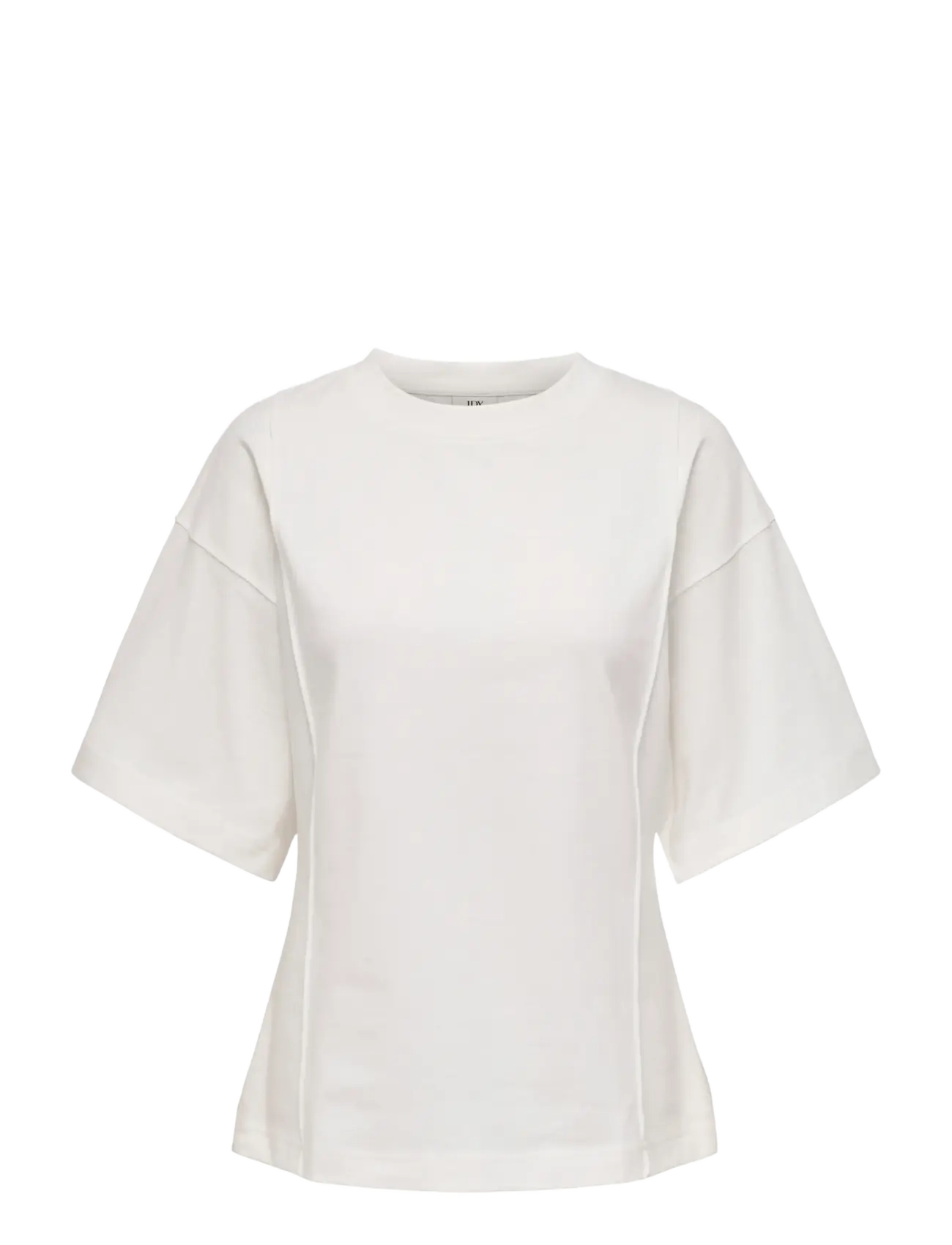 JDY JDYRUBY LIFE S/S PIPING T-SHIRT JRS - Clothing - CLOUD DANCER / white