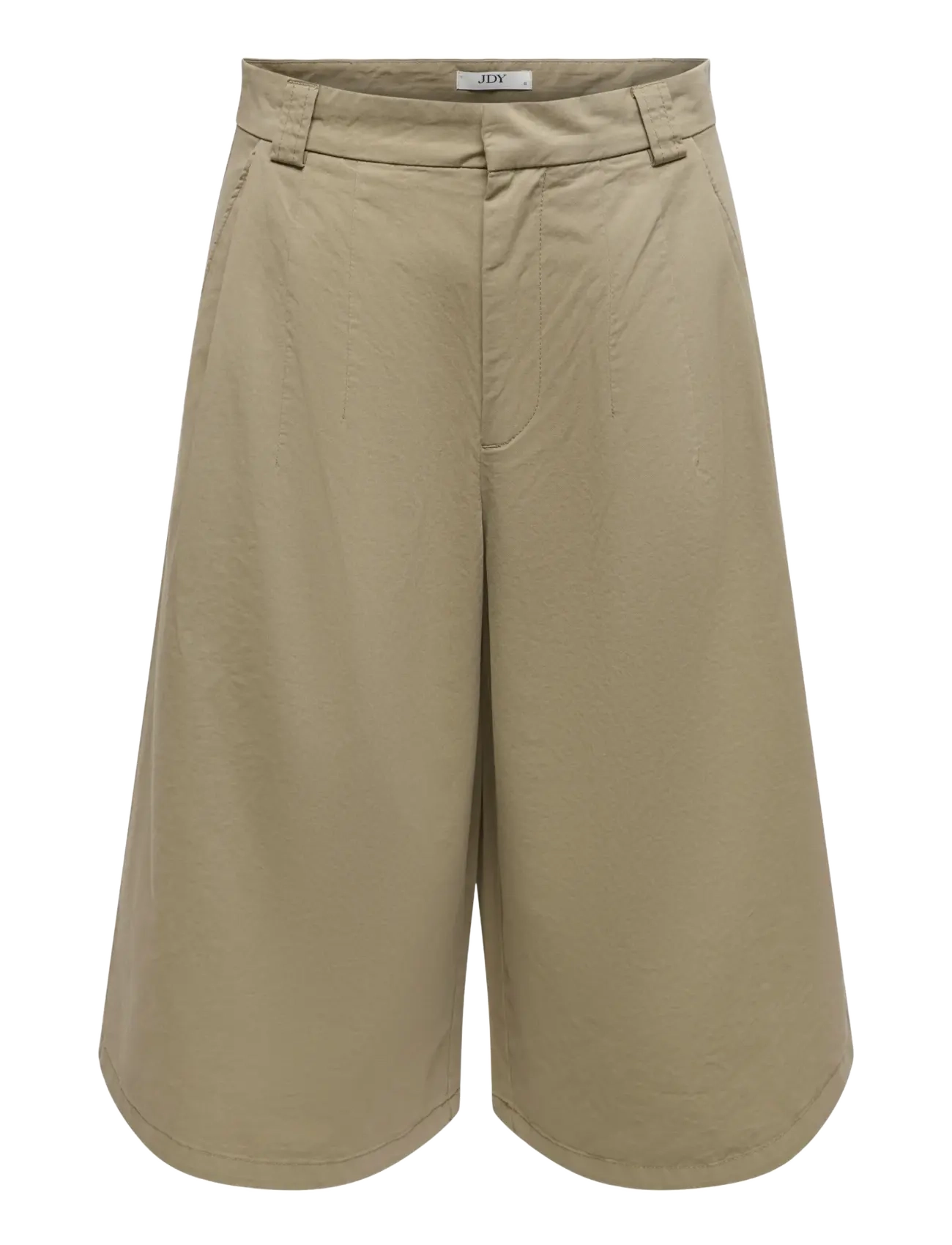 JDY JDYBIANCA HW BERMUDA SHORTS PNT NOOS - Bermudashorts - LEAD GRAY / brown