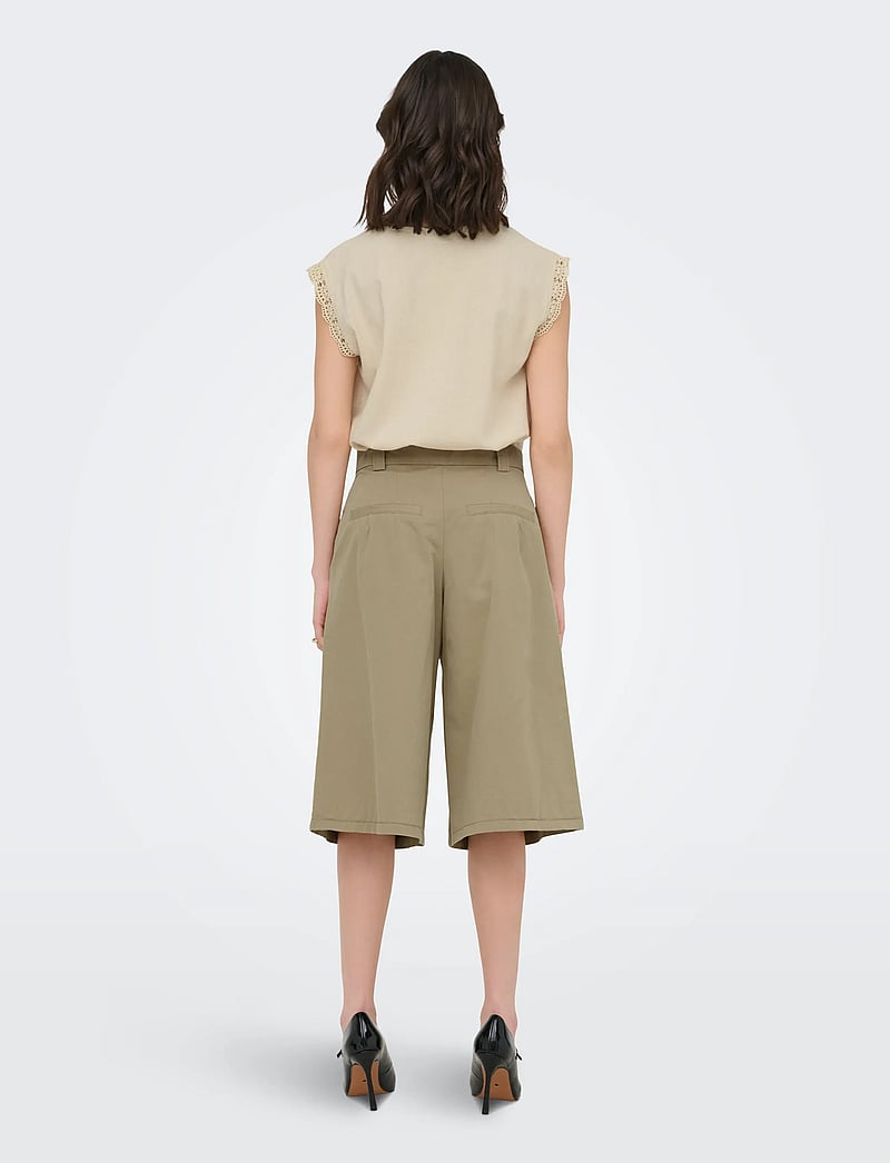 JDY - JDYBIANCA HW BERMUDA SHORTS PNT NOOS - bermudashorts - lead gray - 3