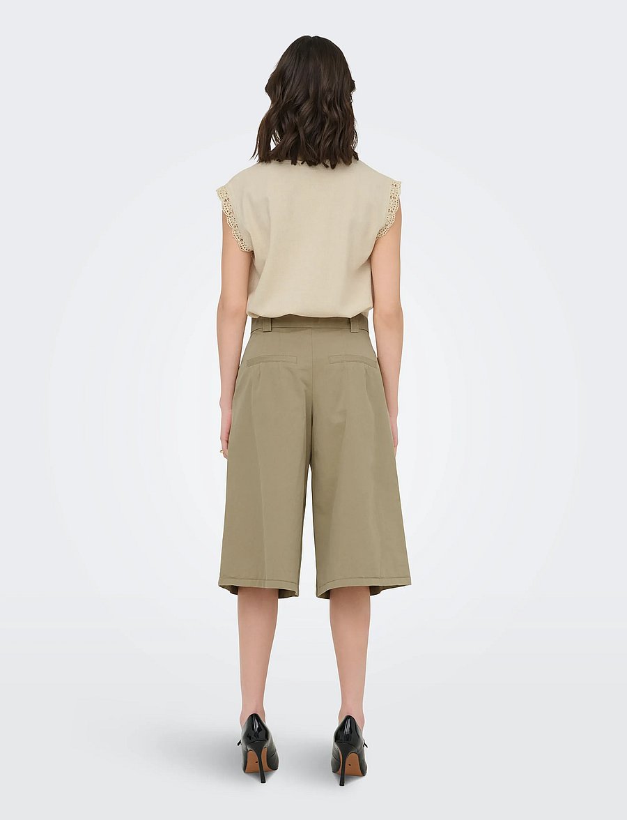 JDY - JDYBIANCA HW BERMUDA SHORTS PNT NOOS - bermudy - lead gray - 3
