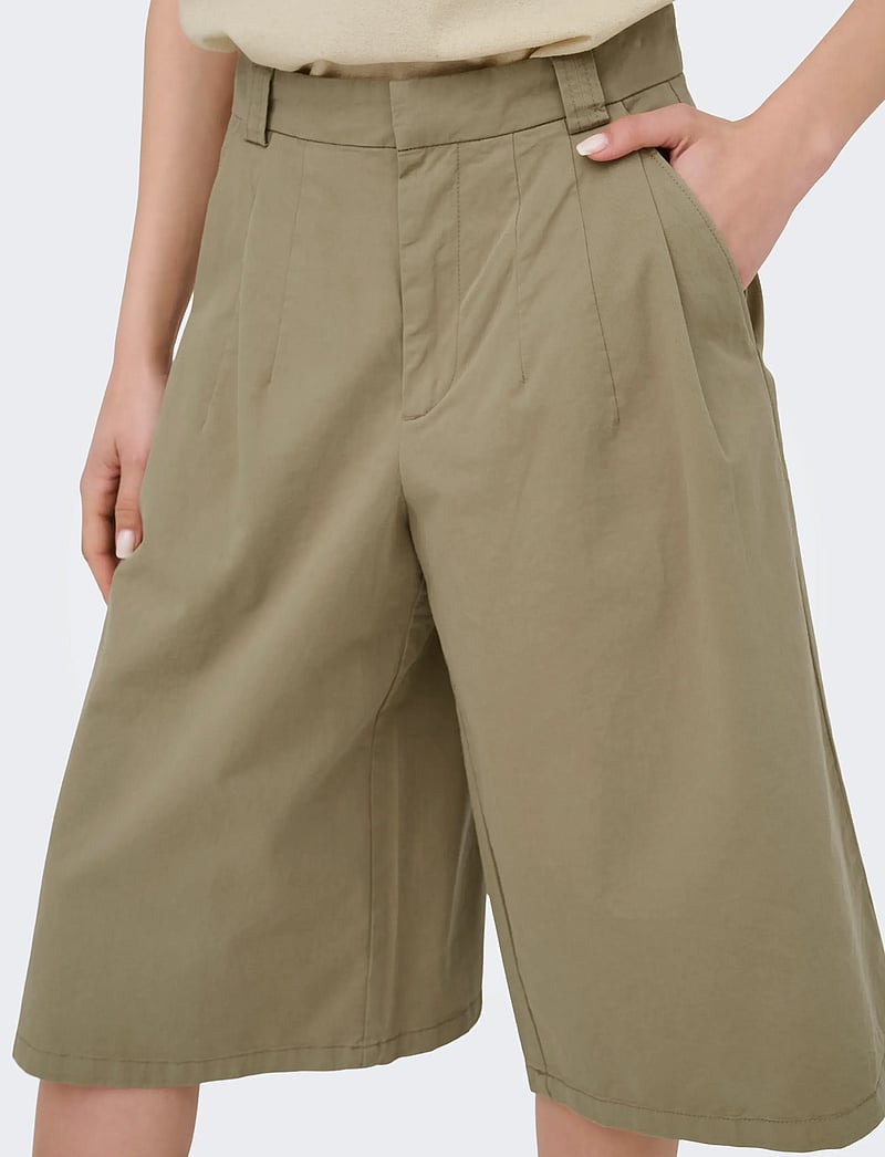 JDY - JDYBIANCA HW BERMUDA SHORTS PNT NOOS - bermudashorts - lead gray - 5
